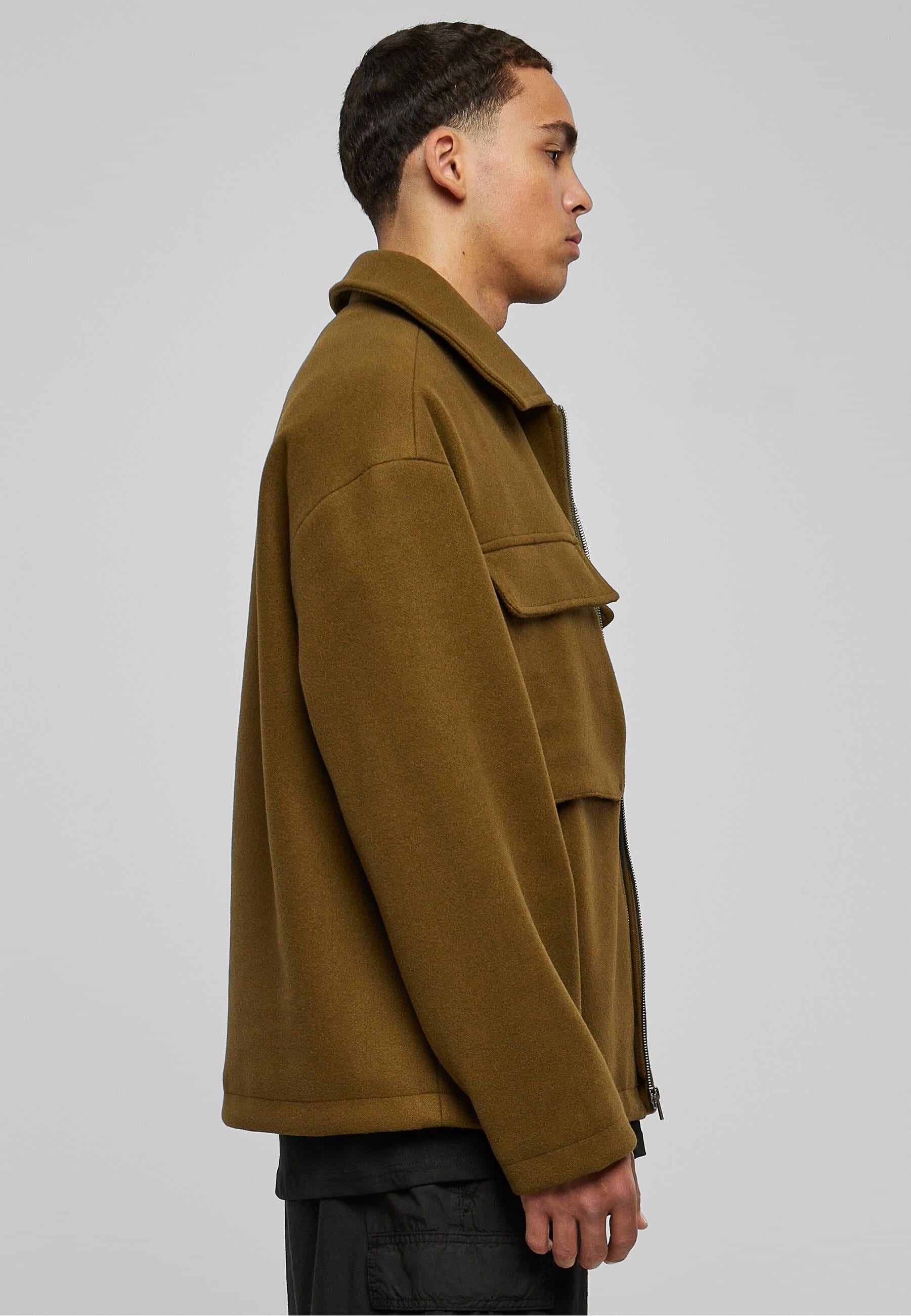URBAN CLASSICS Allwetterjacke »Urban Classics Herren Big Pocket Blouson«, (1 St.), ohne Kapuze