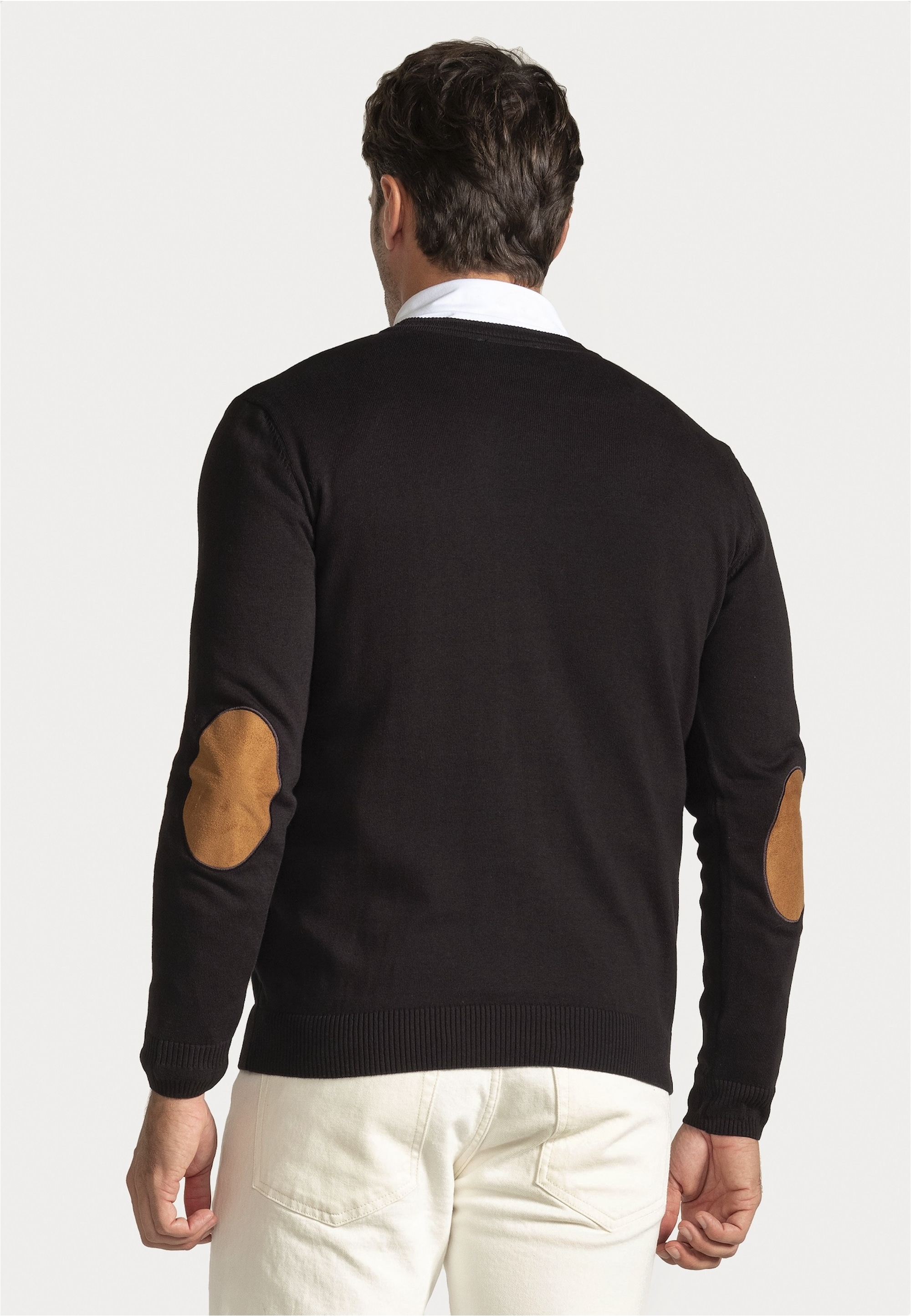 SIR RAYMOND TAILOR Strickpullover »Los Angeles«, (1 tlg.), mit klassischem V-Ausschnitt