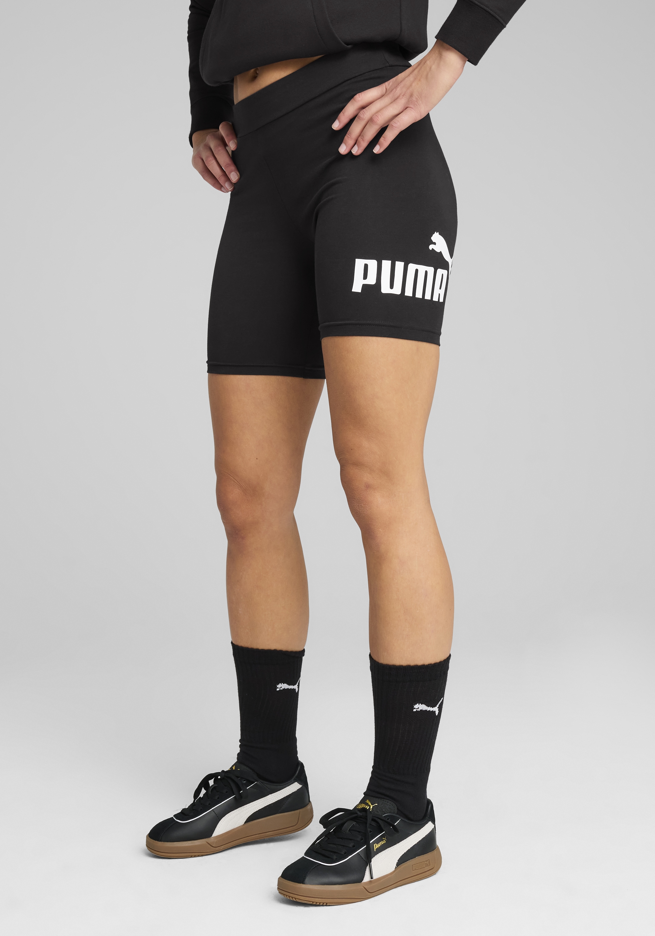 PUMA Leggings "ESS NO. 1 LOGO 7 SHORT LEGGINGS" schmale Passform, elastisch günstig online kaufen