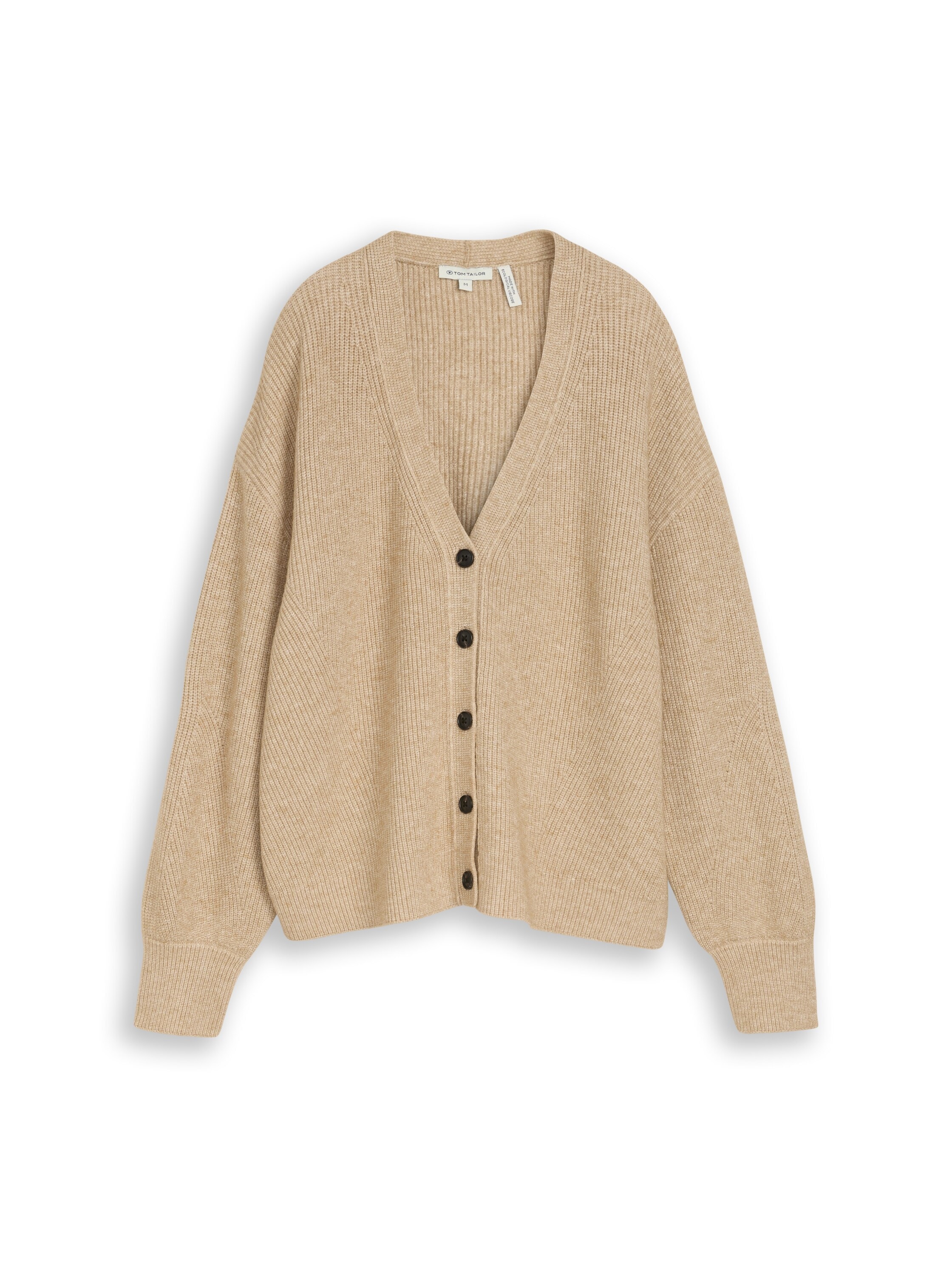 TOM TAILOR Strickjacke »Oversized« mit V-Ausschnitt