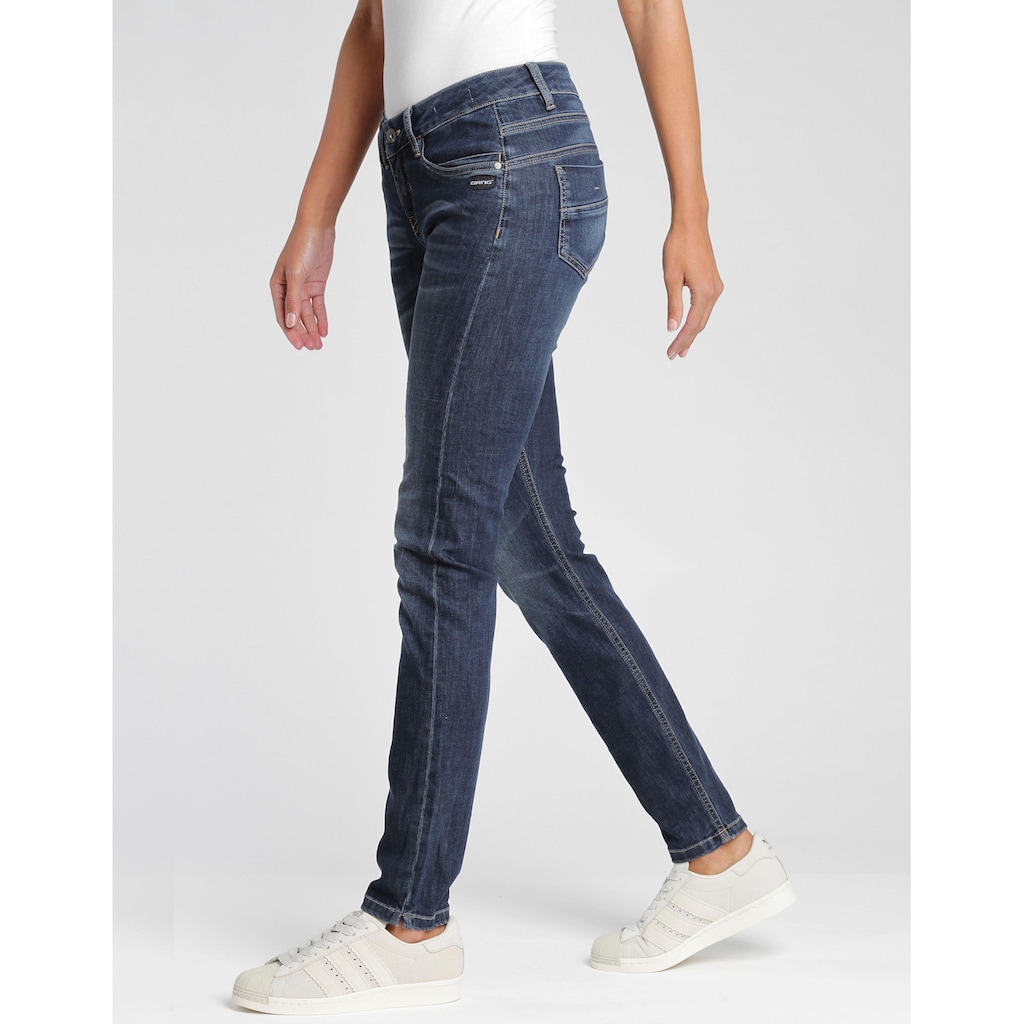 GANG Slim-fit-Jeans »Gioia«, im tollen Used-Look