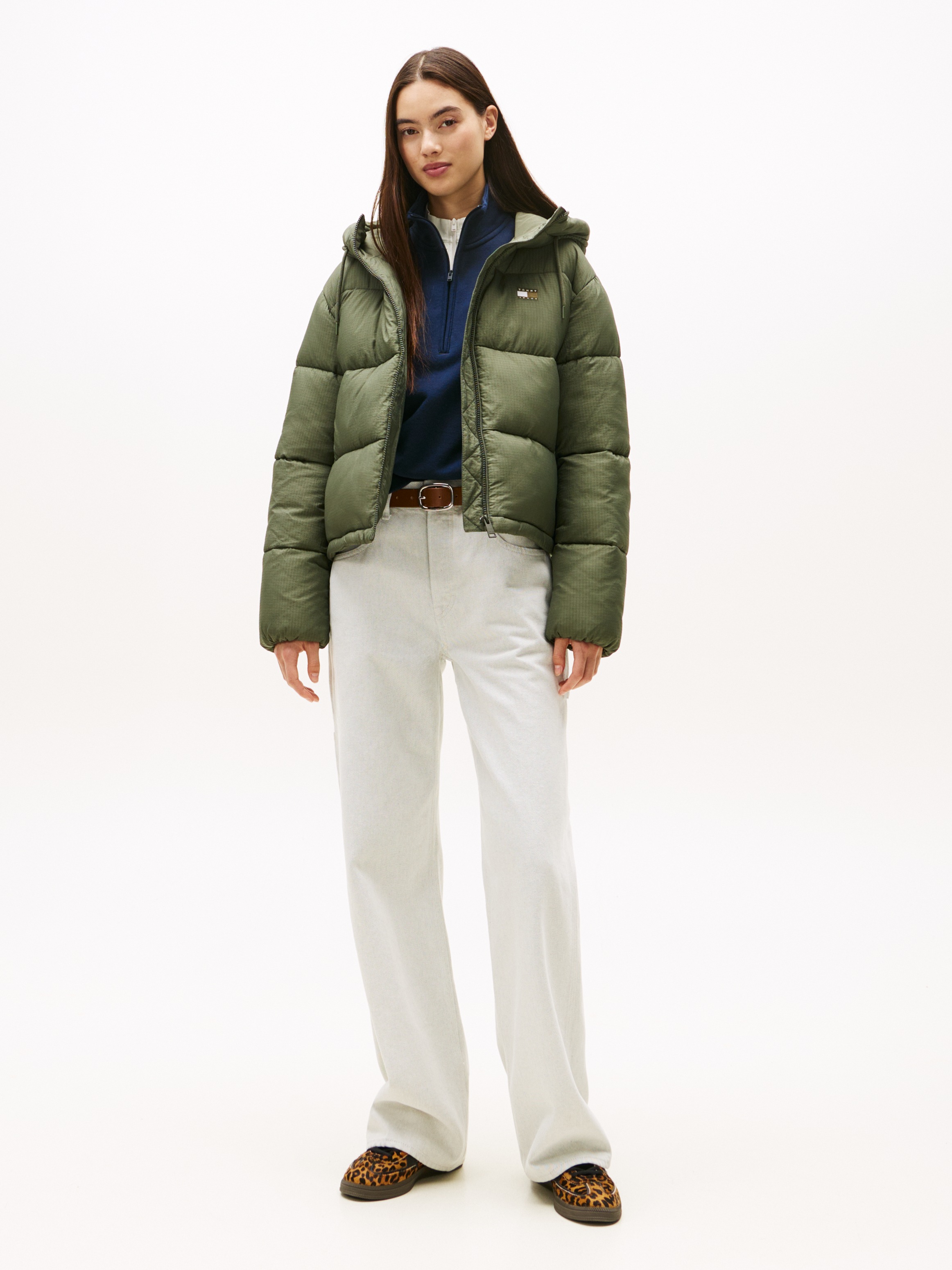 Thumbnail - Tommy Jeans Steppjacke "TJW HOODED PUFFER JACKET" mit Kapuze