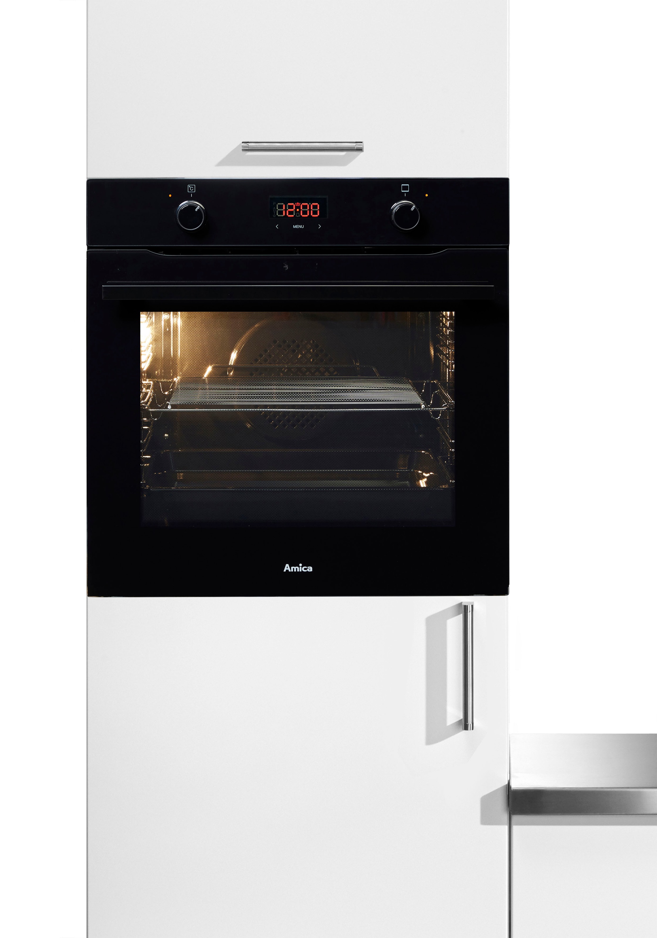 Amica Einbaubackofen "EBX 943 600 S" mit Teleskopauszug nachrüstbar mit Ste günstig online kaufen