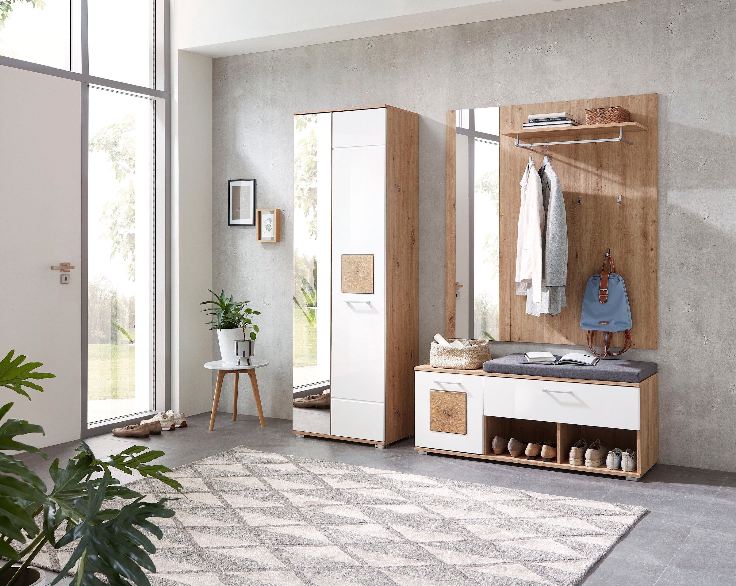 Innostyle Garderoben-Set "Fun Garderoben Set, 206x195x38cm (B/H/T)" 1 Stk. günstig online kaufen