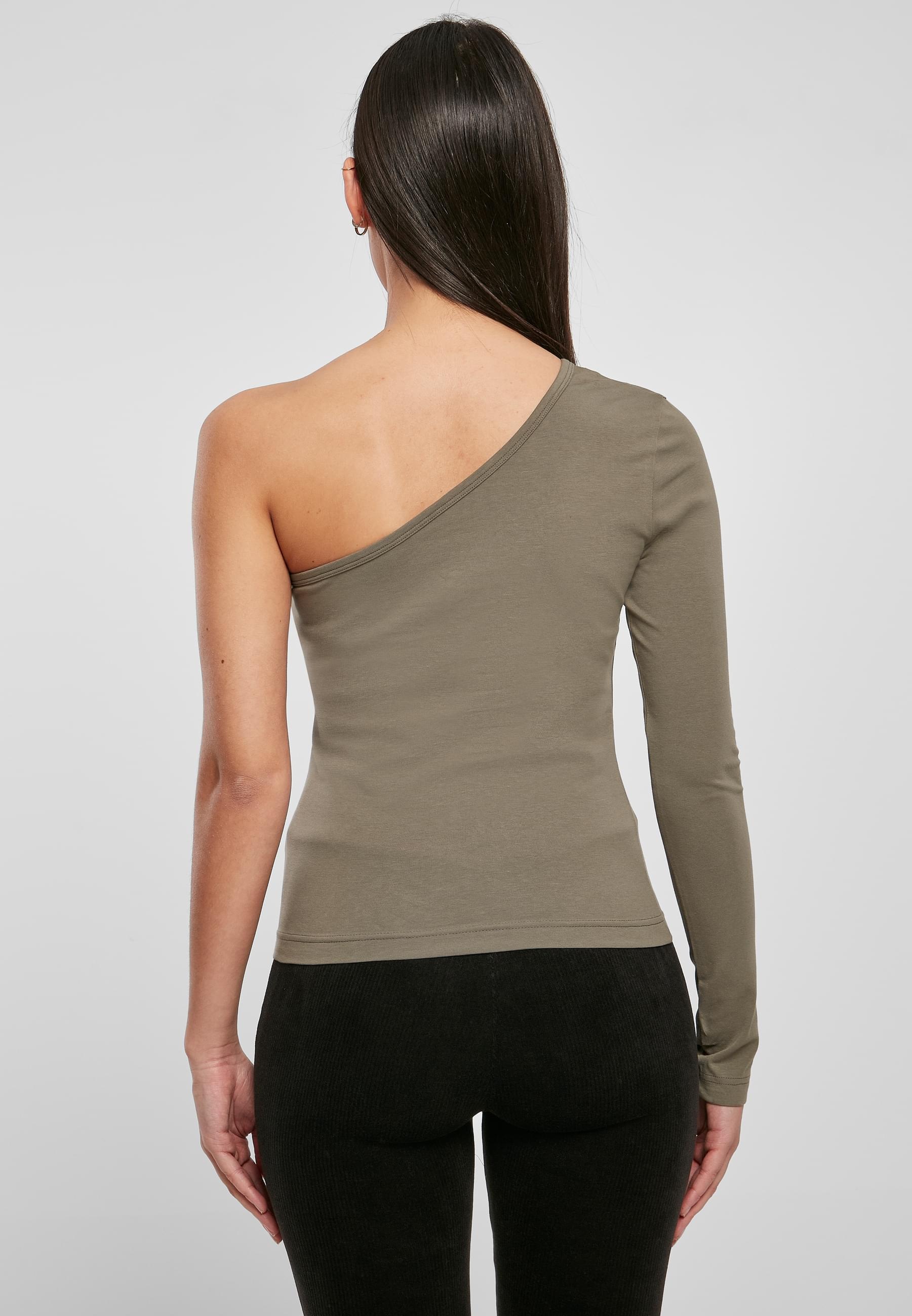 URBAN CLASSICS Langarmshirt »Urban Classics Damen Ladies Asymmetric Longsleeve«, (1 tlg.)