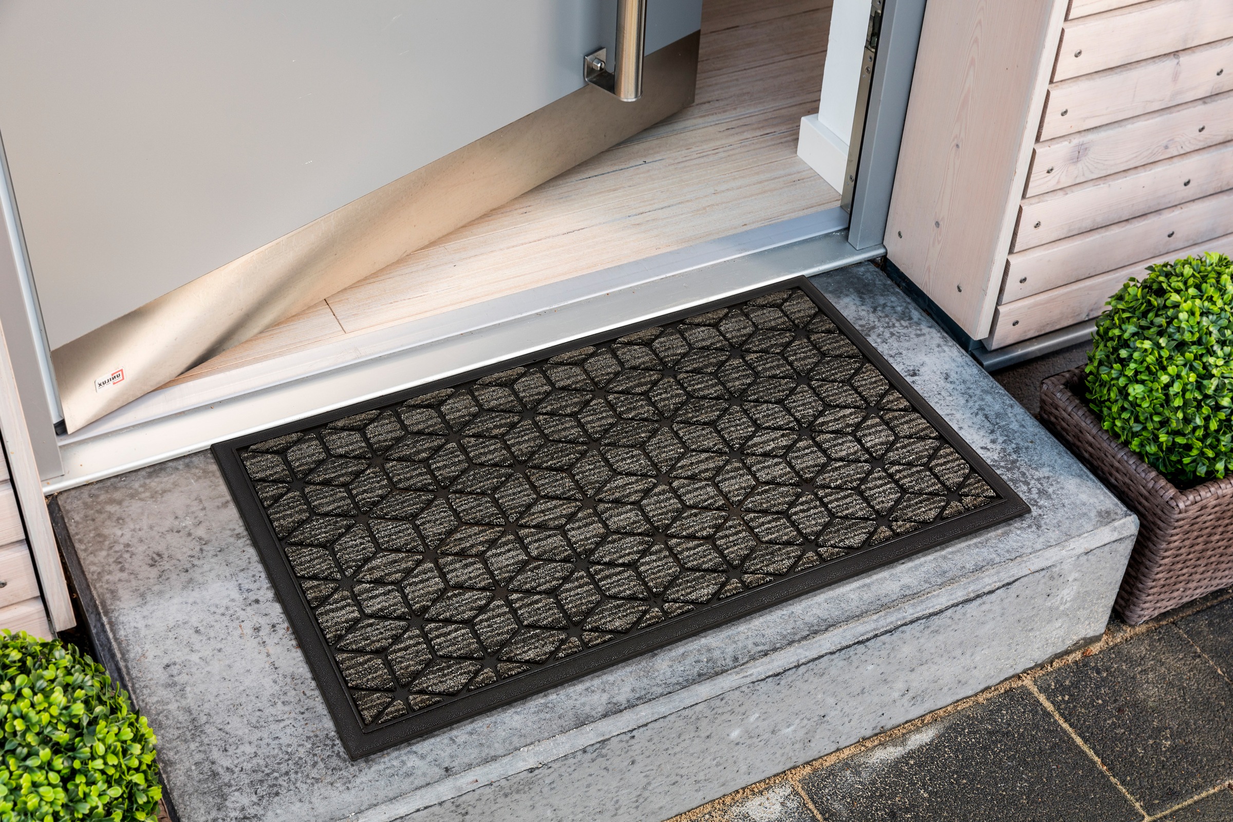 ASTRA Fußmatte "Border Graphic" rechteckig 8 mm Höhe Türmatte, Schmutzfangm günstig online kaufen