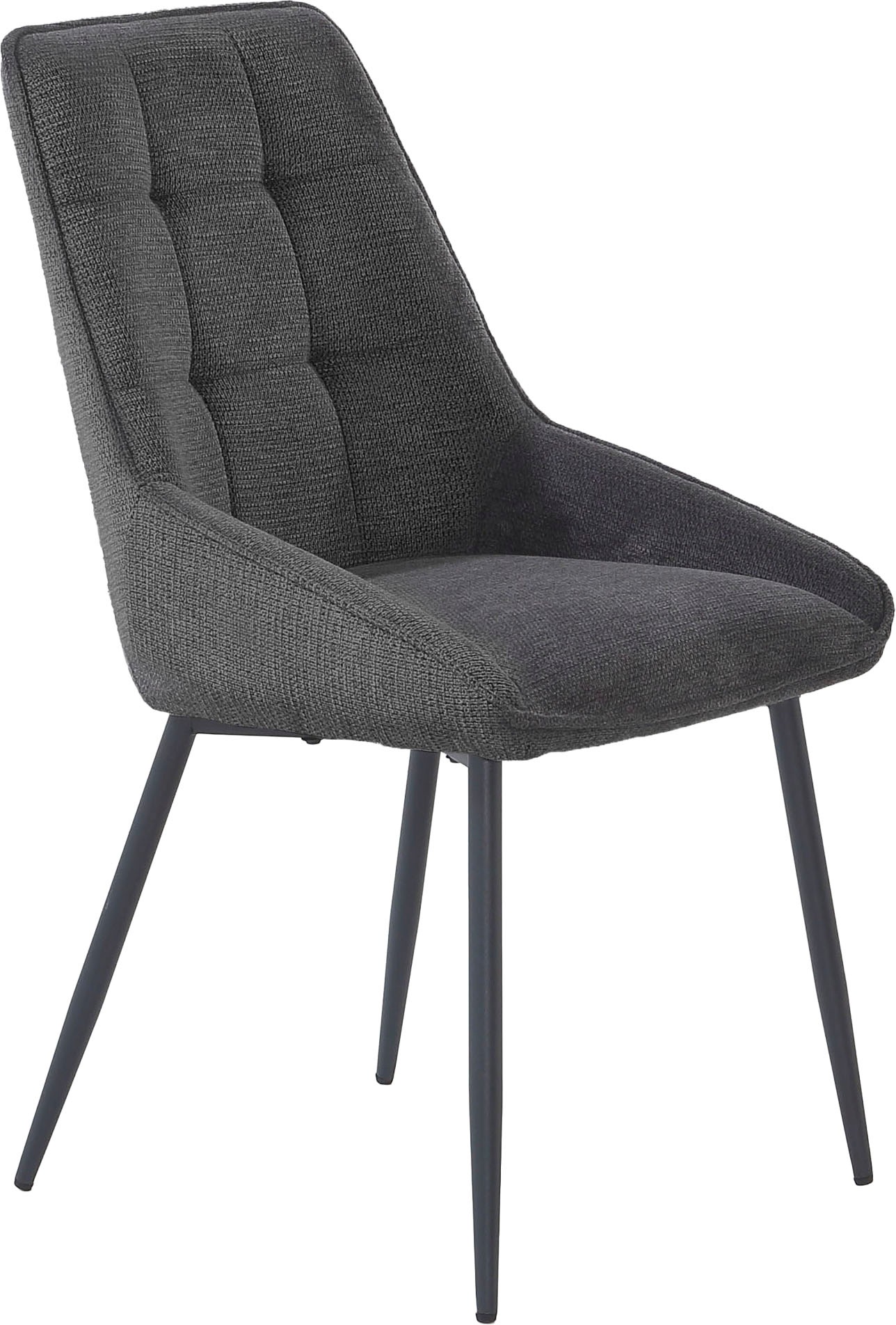 Jockenhöfer Gruppe Essgruppe »ROGER, Sitzgruppe, Tisch, 4 Stühle« Set, 5 Stk. tlg. Tischplatte Wildeiche, U-Gestell, Stühle mit Webstoff