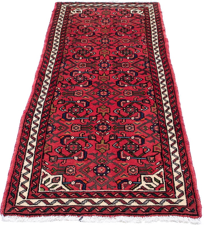 morgenland Orientteppich "Perser - Nomadic - 185 x 70 cm - dunkelrot", rechteckig, 10 mm Höhe, Wohnzimmer, Handgeknüpft,