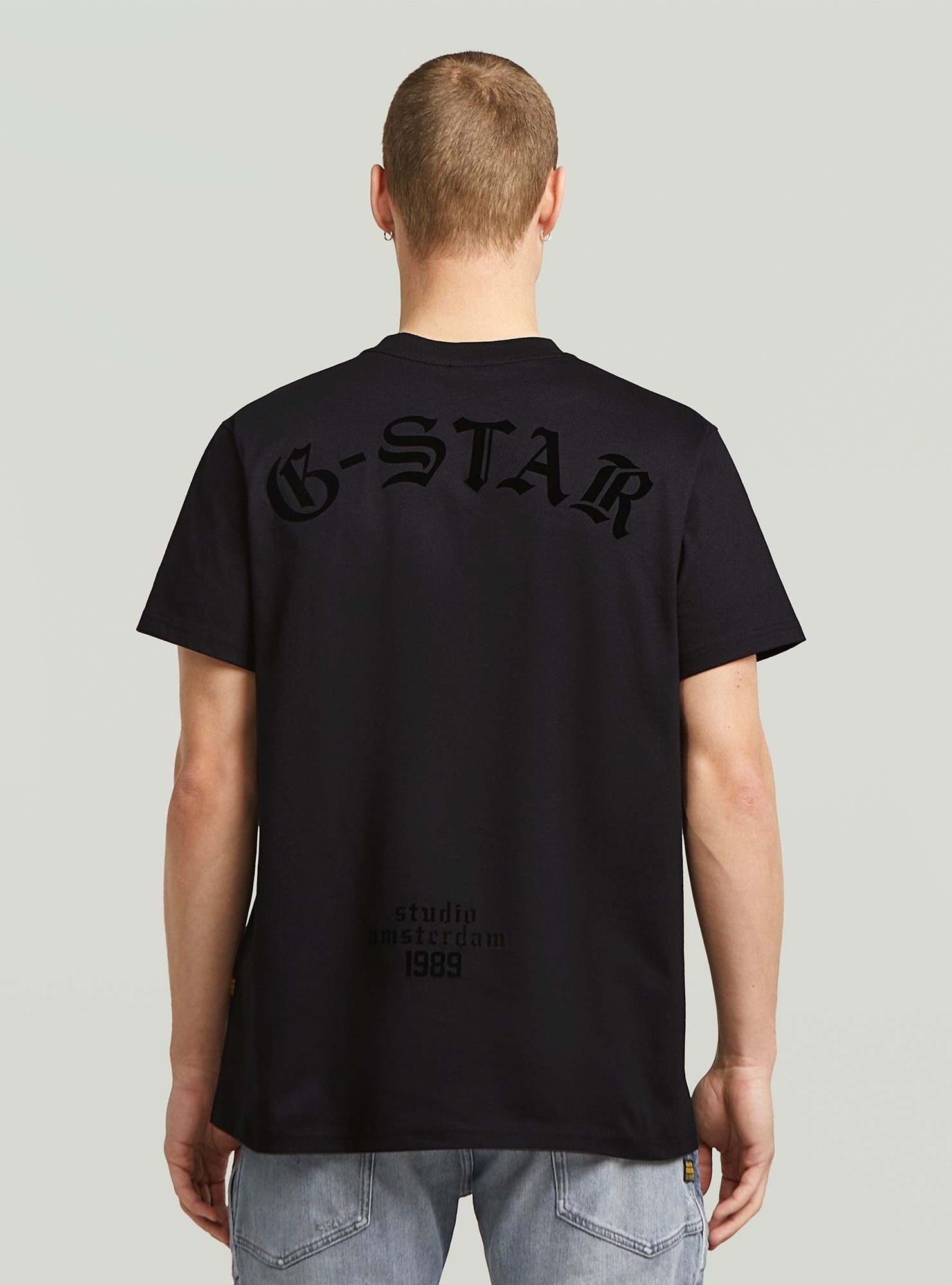 G-STAR T-Shirt "Flock Back Loose T-Shirt" günstig online kaufen
