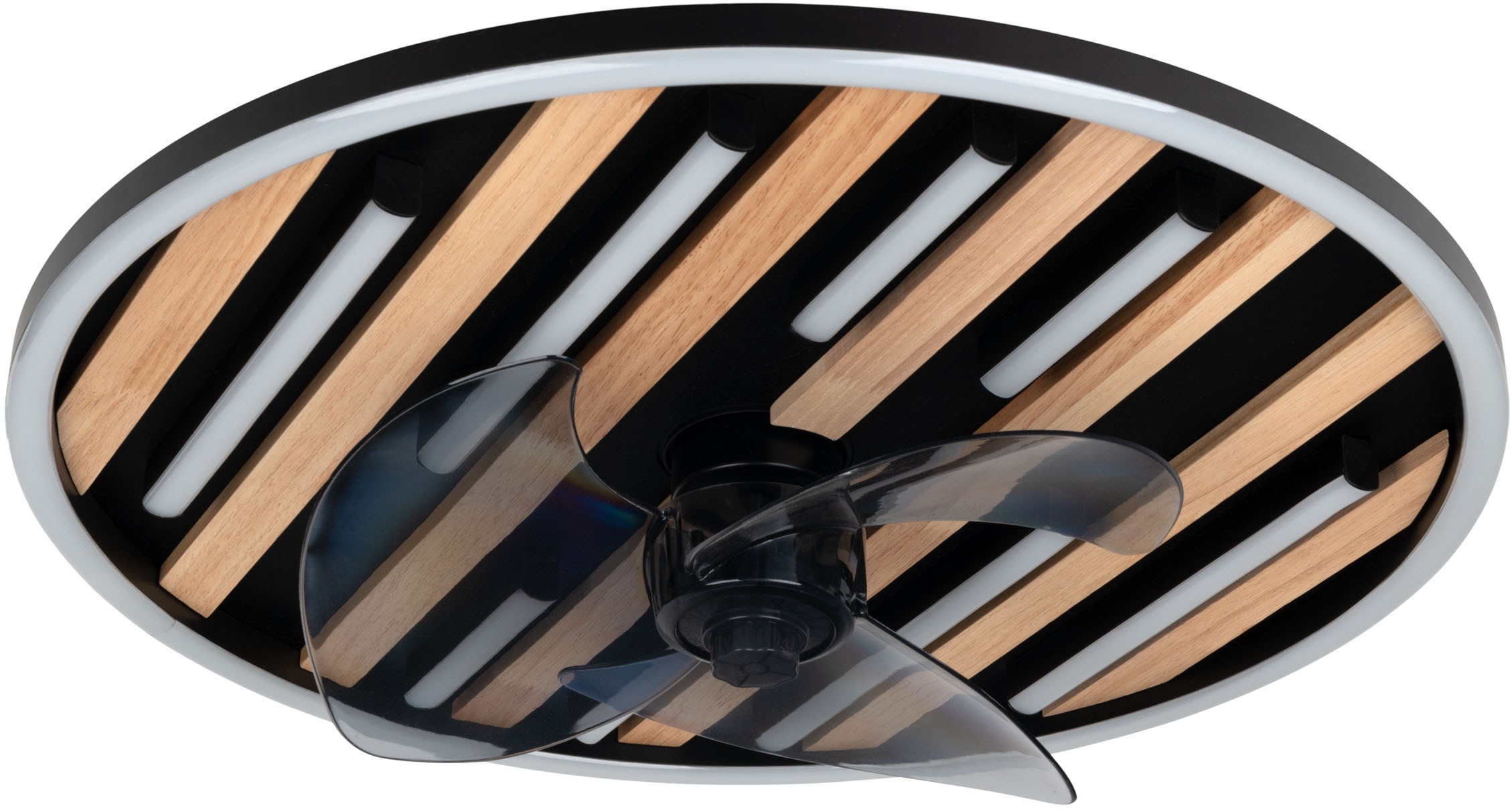 OTTO home LED Deckenleuchte »Deckenventilator Vollo« LED-Modul 1 Stk. warmweiß - kaltweiß inkl. Ventilator, dimmbar, CCT, Memory, Nachtlicht, Timer, IR-Fernbed.