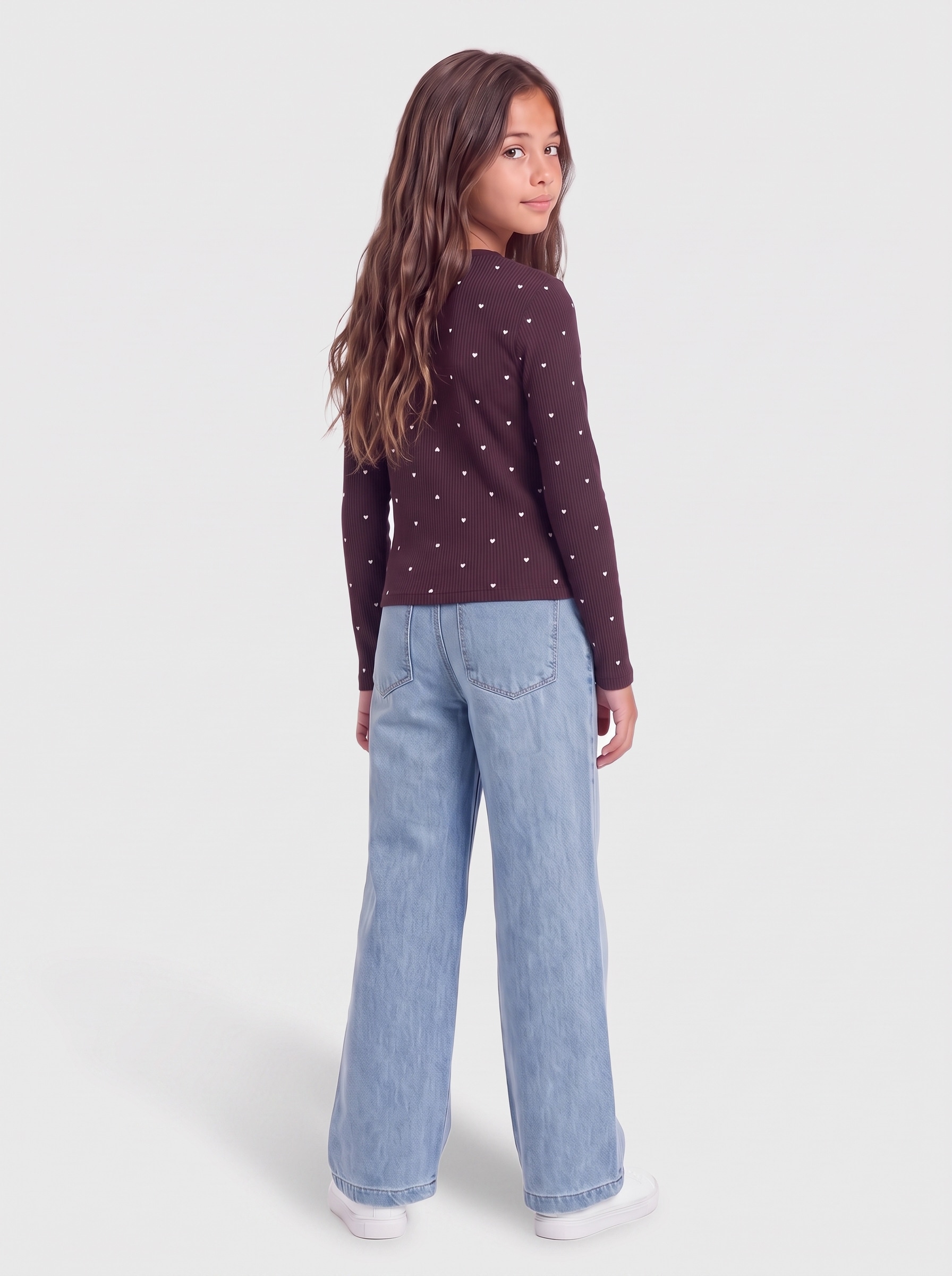 KIDS ONLY Langarmshirt »KOGBELLA LIFE AOP L/S TOP JRS NOOS« Baumwollmischung, figurbetont