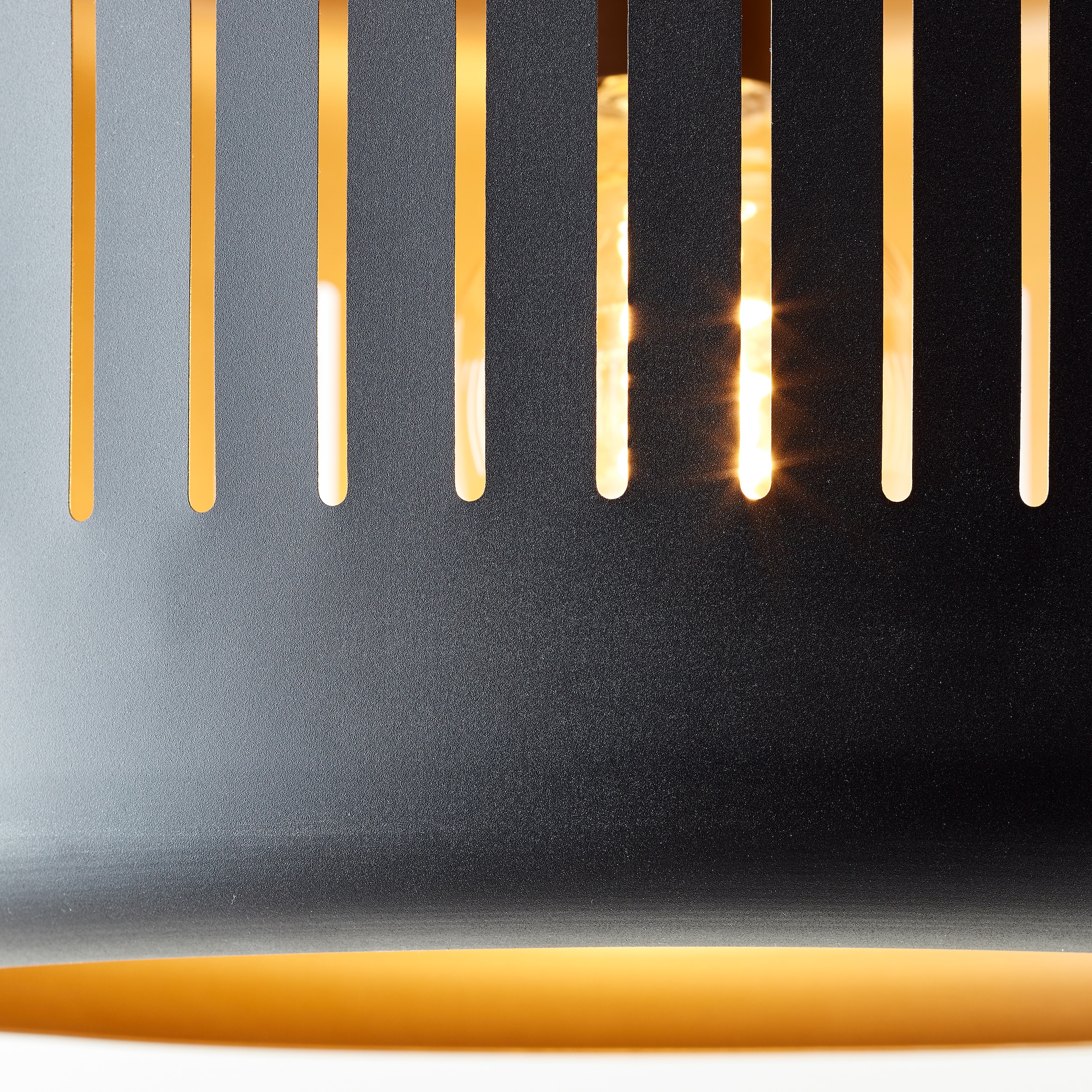 Brilliant Pendelleuchte »Tyas«, 120 BAUR 1 | schwarz/goldfarben Metall, 1 38 x flammig-flammig, cm, E27, x kürzbar