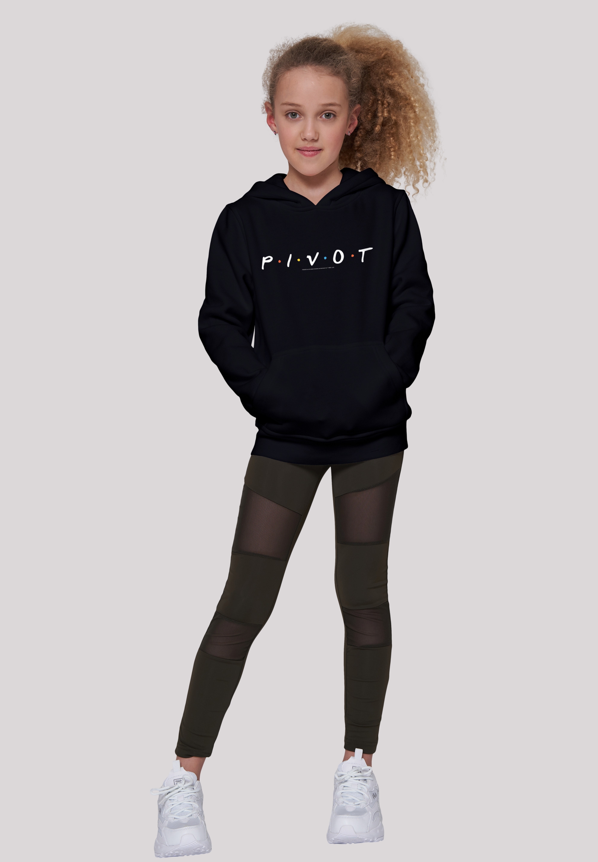 F4NT4STIC Hoodie »F4NT4STIC Kinder Friends Pivot Logo -BLK with Basic Kids Hoody«, (1 tlg.)