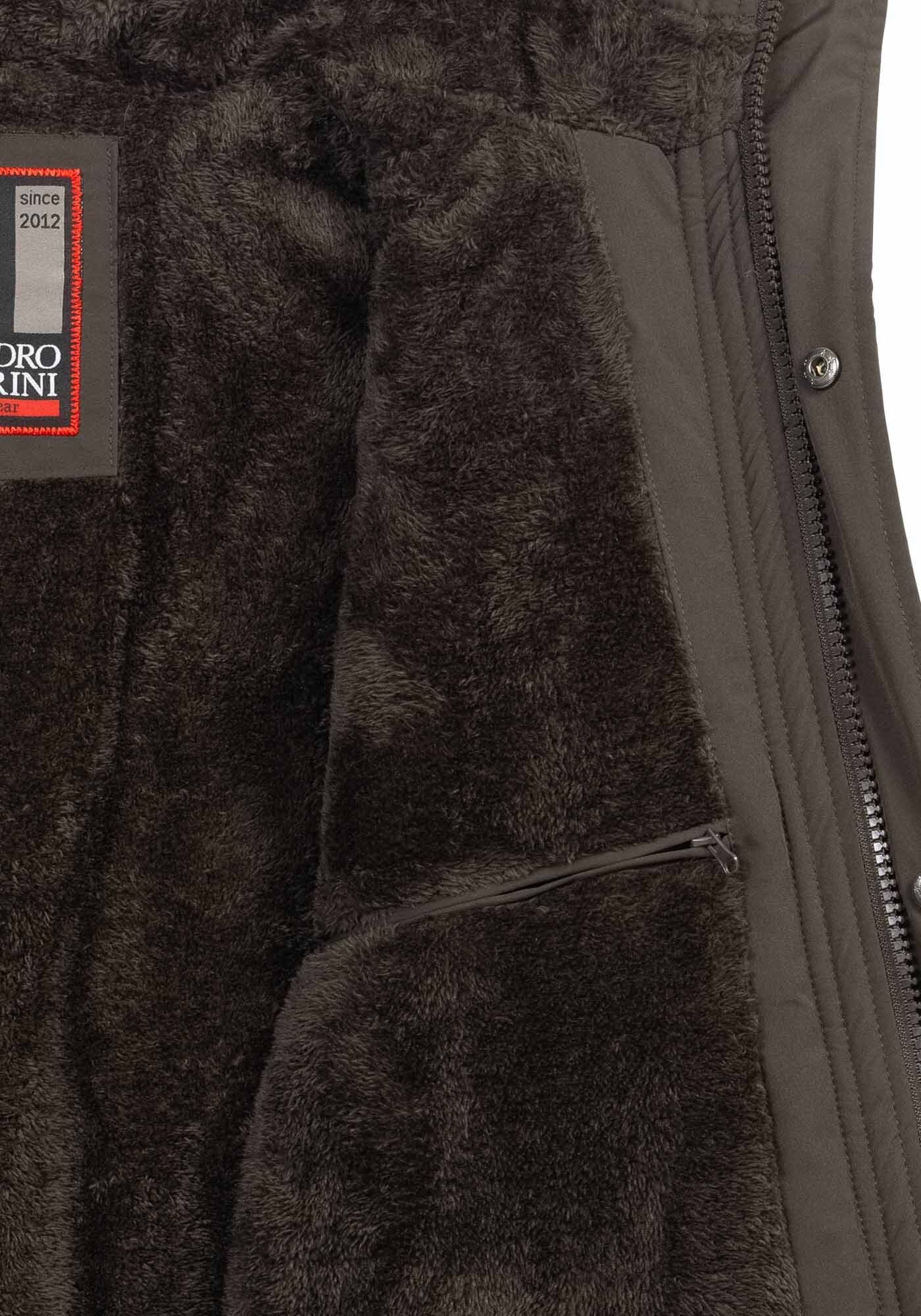 Alessandro Salvarini Winterjacke »ASNehlo«, innen mit warmem Teddyfell