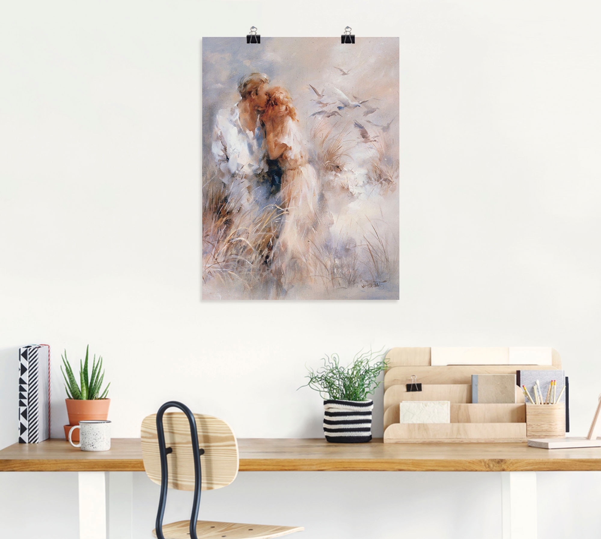 Artland Wandbild »Dichte Harmonie«, Paar, (1 St.), als Leinwandbild, Poster, Wandaufkleber in verschied. Größen
