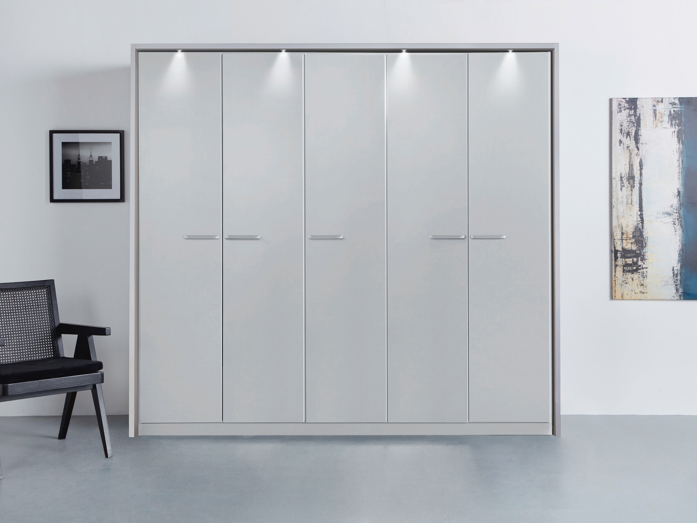 rauch Drehtürenschrank »Oteli«, inkl. Passepartout optional mit Beleuchtung
