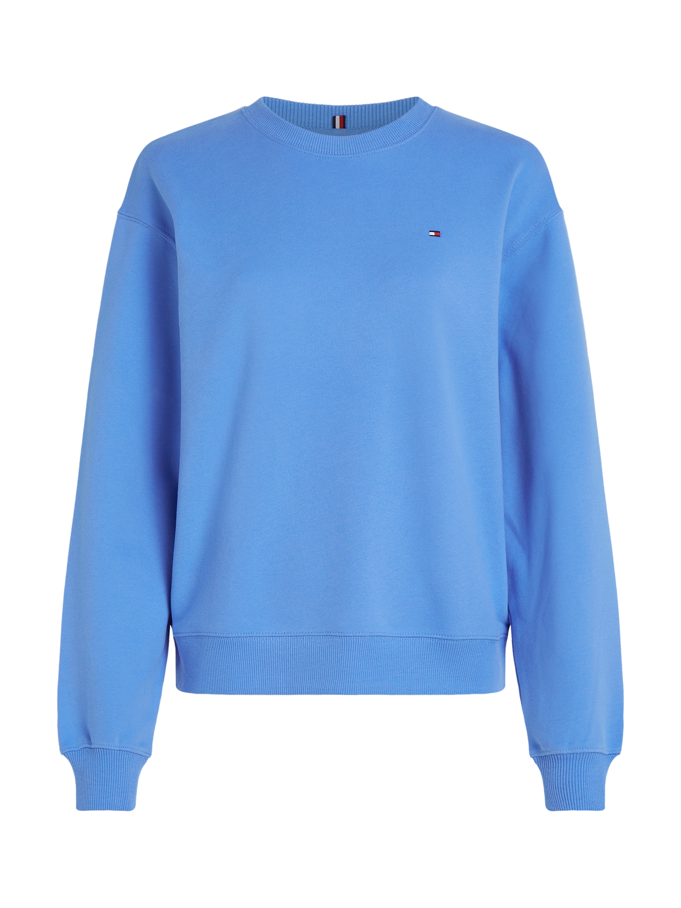 Tommy Hilfiger Sweatshirt »REG FLAG ON CHEST SWTSHRT«, mit Logo-Stickerei