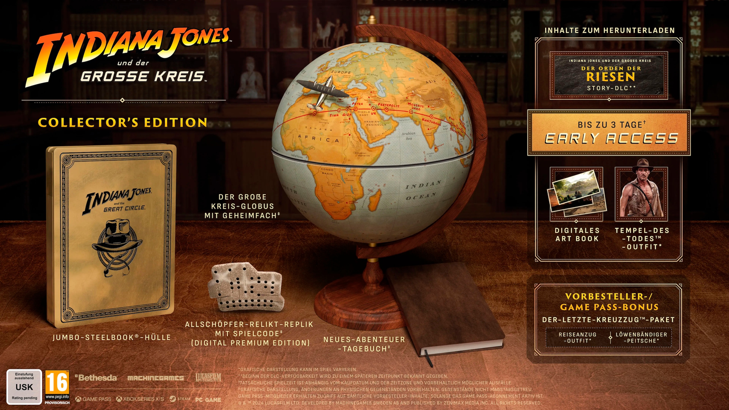 Bethesda Spielesoftware »Indiana Jones und der große Kreis Collector's Edition«, PC