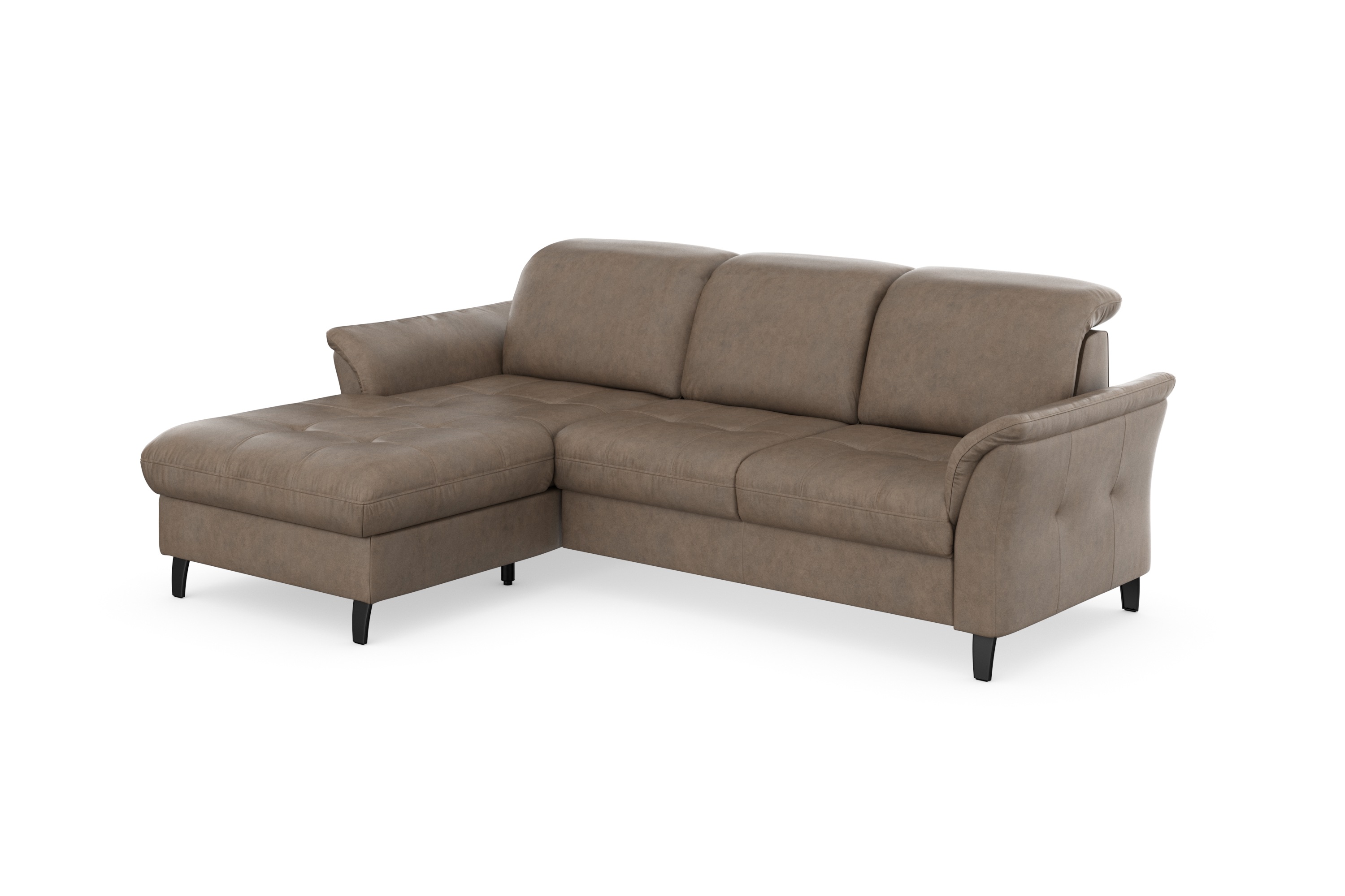 Thumbnail - sit&more Ecksofa "Maggiore L-Form" wahlweise mit Kopfteilverstellung, Bettfunktion und Bettkasten