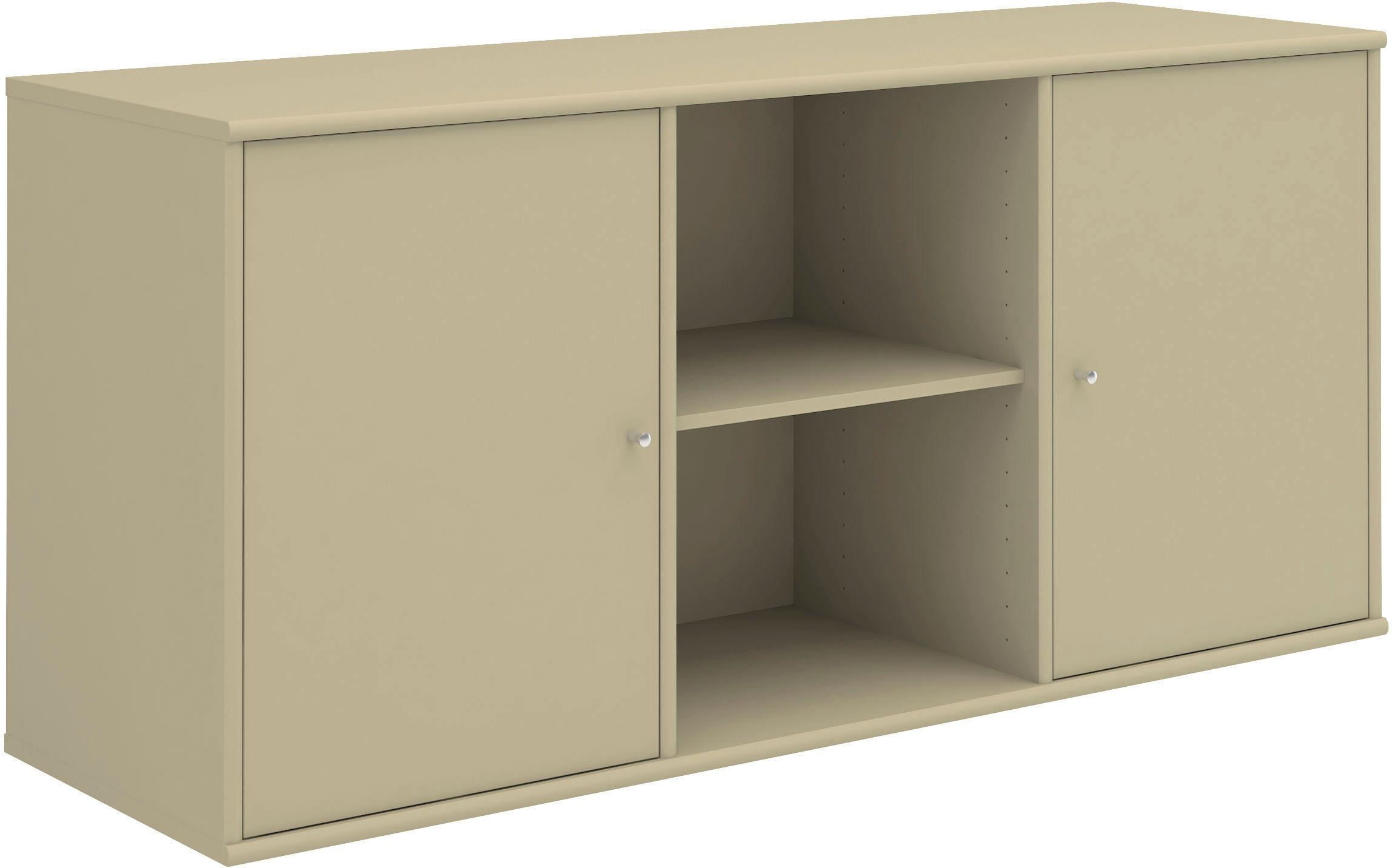 Hammel Furniture Sideboard »Mistral, Hochwertig Schrank, hängend/stehend montierbar«, mit zwei Türen, B: 133 cm, anpassungsbar Designmöbel
