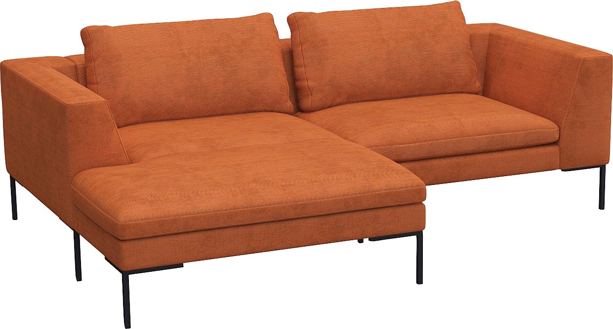 FLEXLUX Ecksofa "Loano, superbequemer Sitzkomfort durch Kaltschaum im Sitz, günstig online kaufen