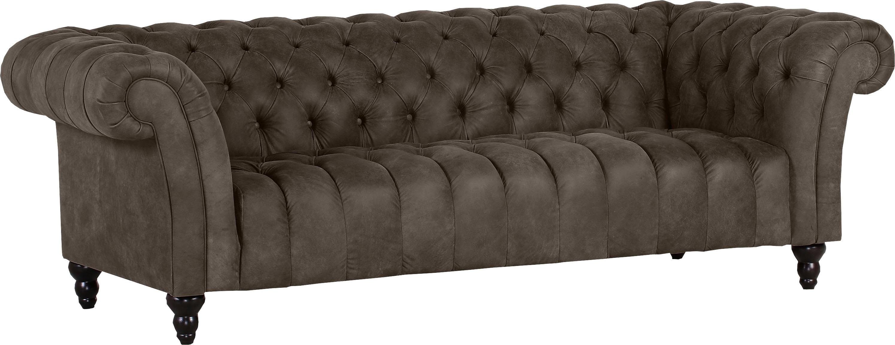 Gutmann Factory Big-Sofa "Amazonas, Sofa mit Anilinleder-Bezug, Breite 230 cm" Sitzpolsterung: formstabiler Polyätherschaum auf Wellenunterfederung
