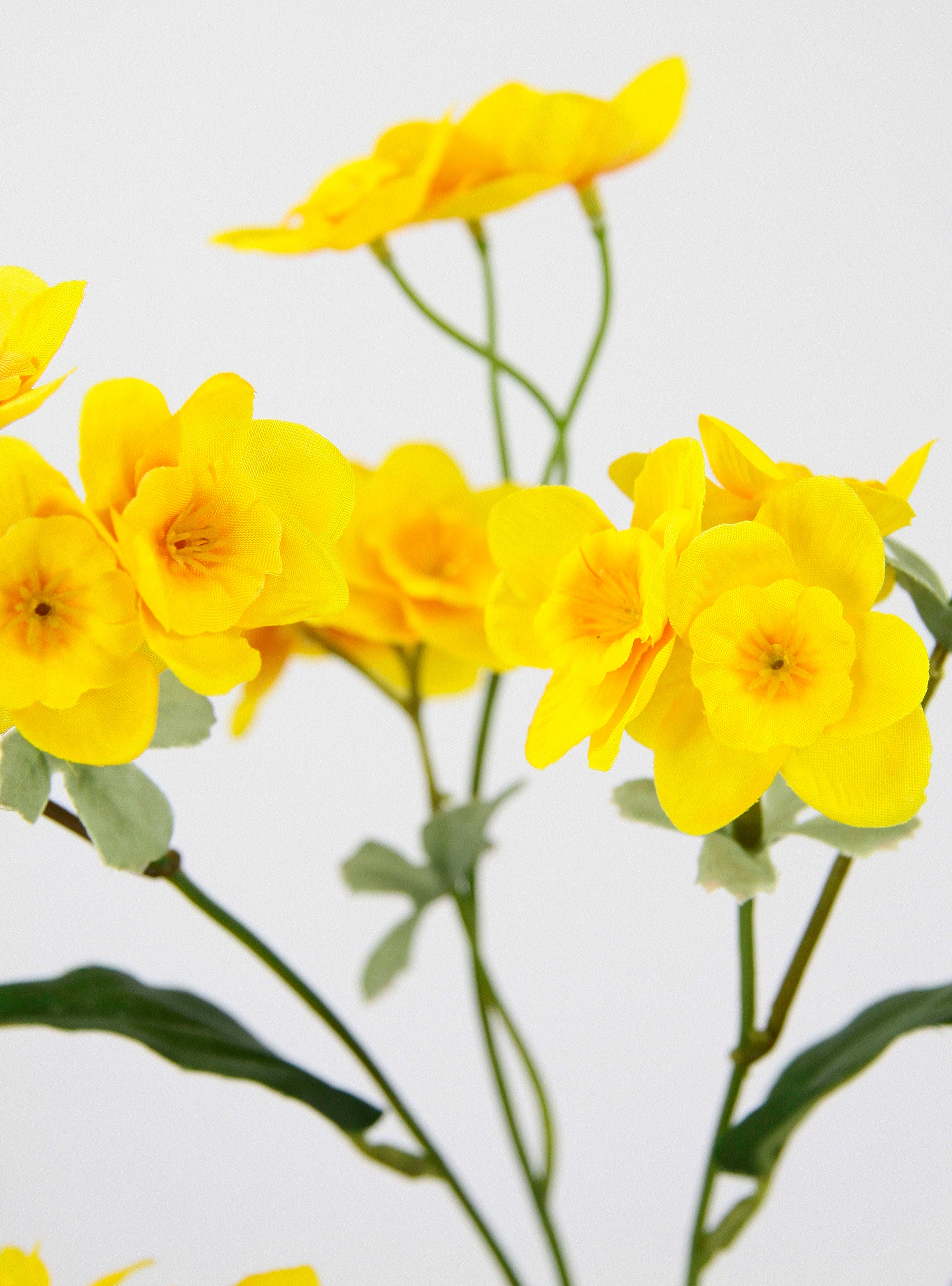 I.GE.A. Kunstblume »Narzissenzweig«, 5er Set Narzisse künstliche Blume Ostern Seidenblume Frühjahrsdeko