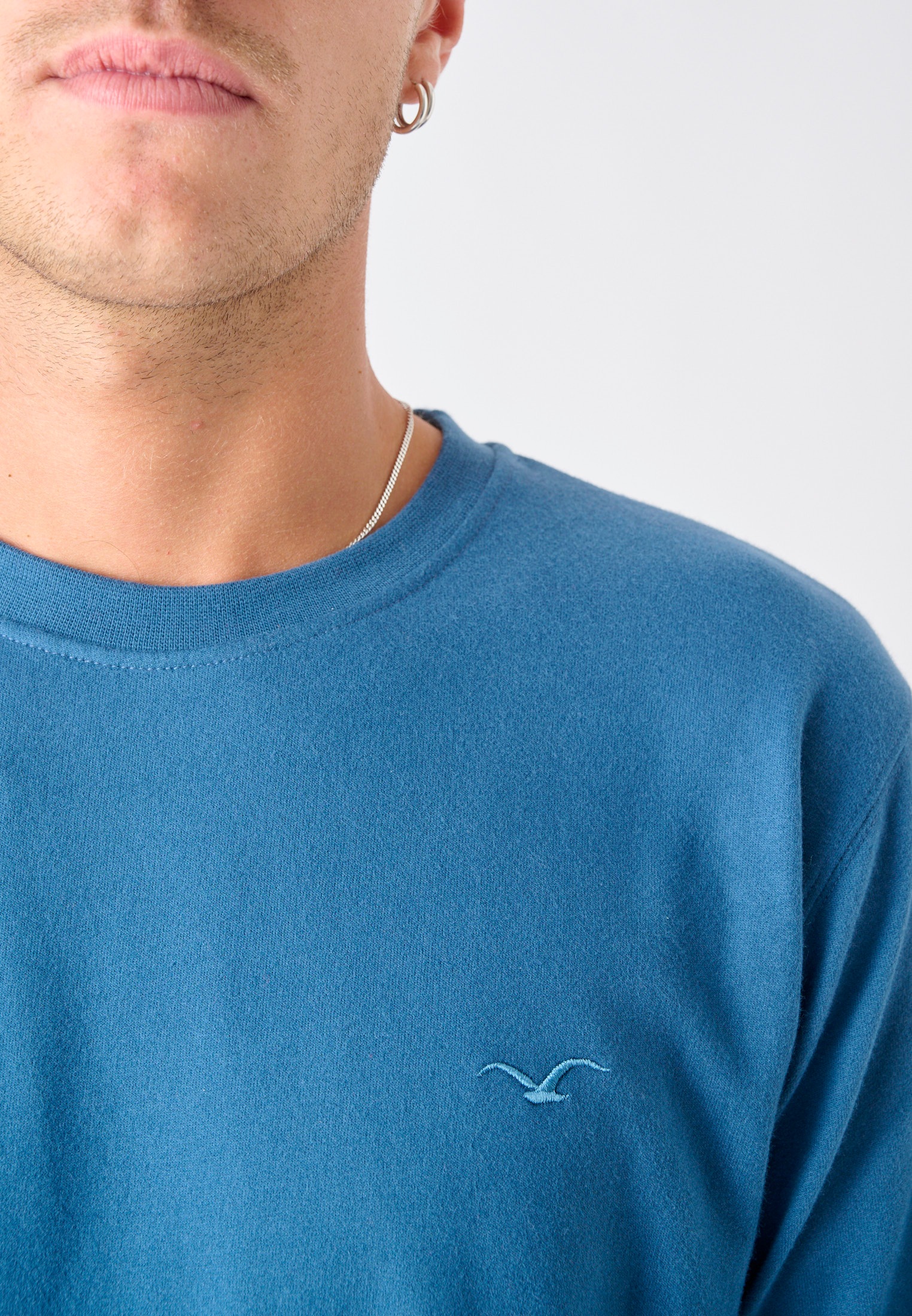 Cleptomanicx Sweatshirt »Ligull«, mit kleiner Möwen-Stickerei