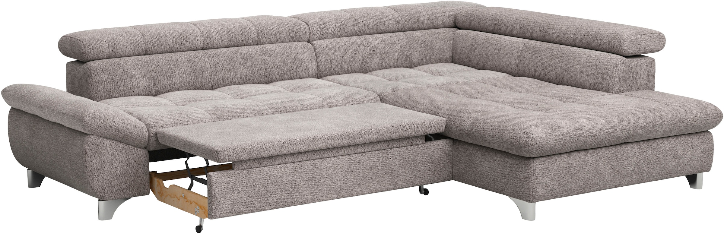 COTTA Ecksofa »Gemini L-Form«, mit Kopfteilverstellung, wahlweise mit Bettfunktion