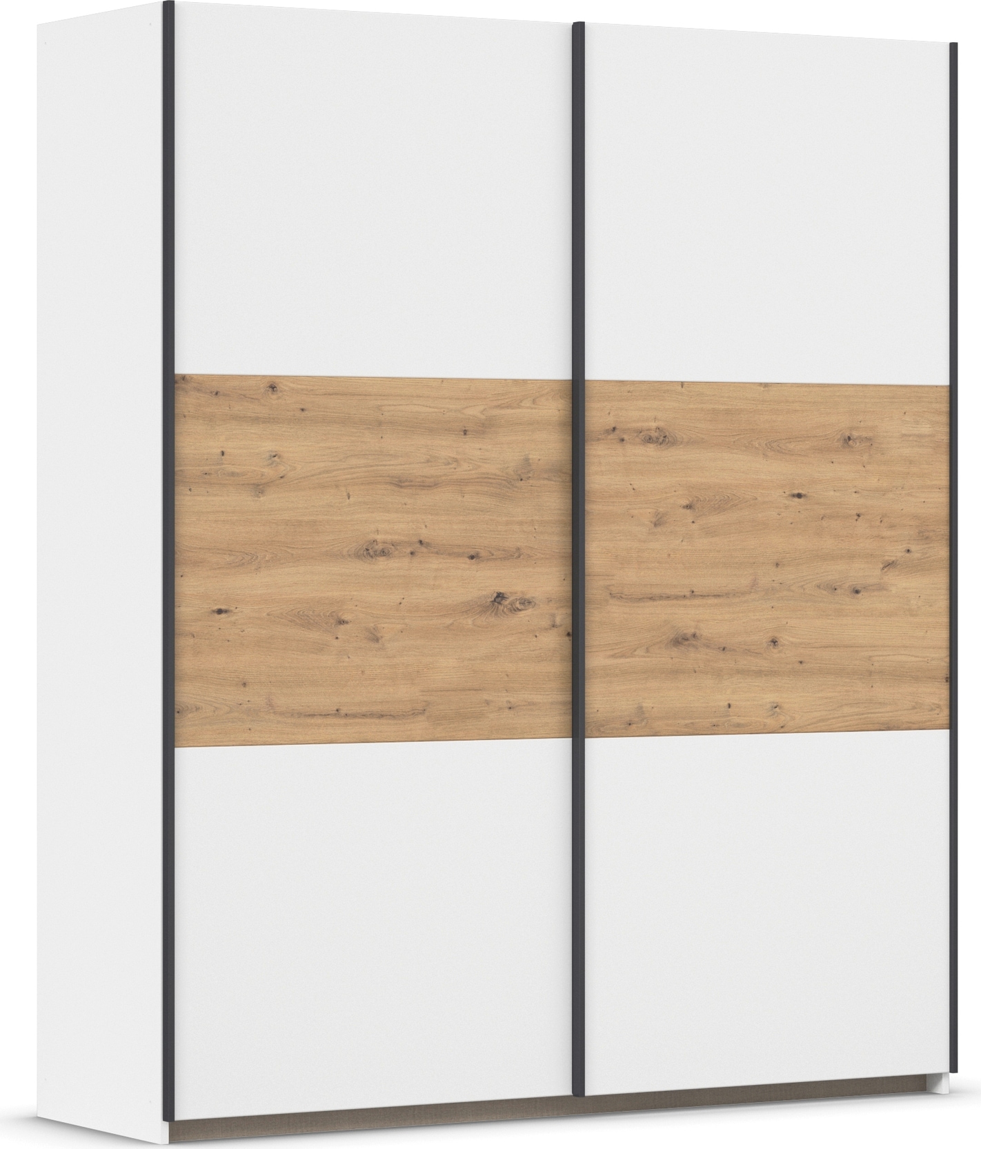 rauch 1100000002199 "Kleiderschrank Schrank Garderobe Garderobenschrank Wäscheschrank NEO" 3 verschiedene Ausstattungen BASIC/CLASSIC/PREMIUM (inkl. SOFT-CLOSE), mit großzügigem Stauraum und vielfältigen Farbkombinationen