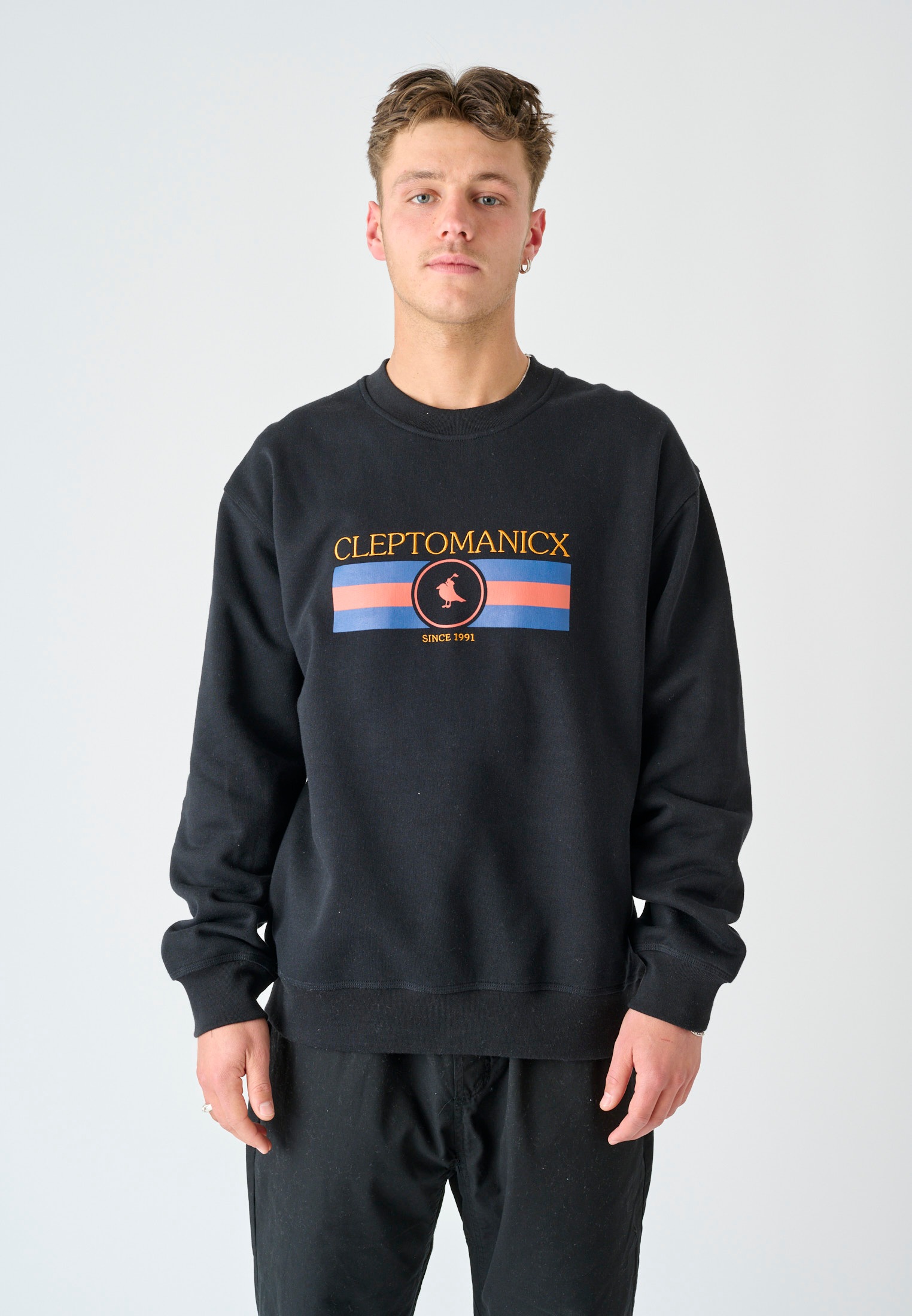 Cleptomanicx Sweatshirt »Gulli« mit coolem Markenprint