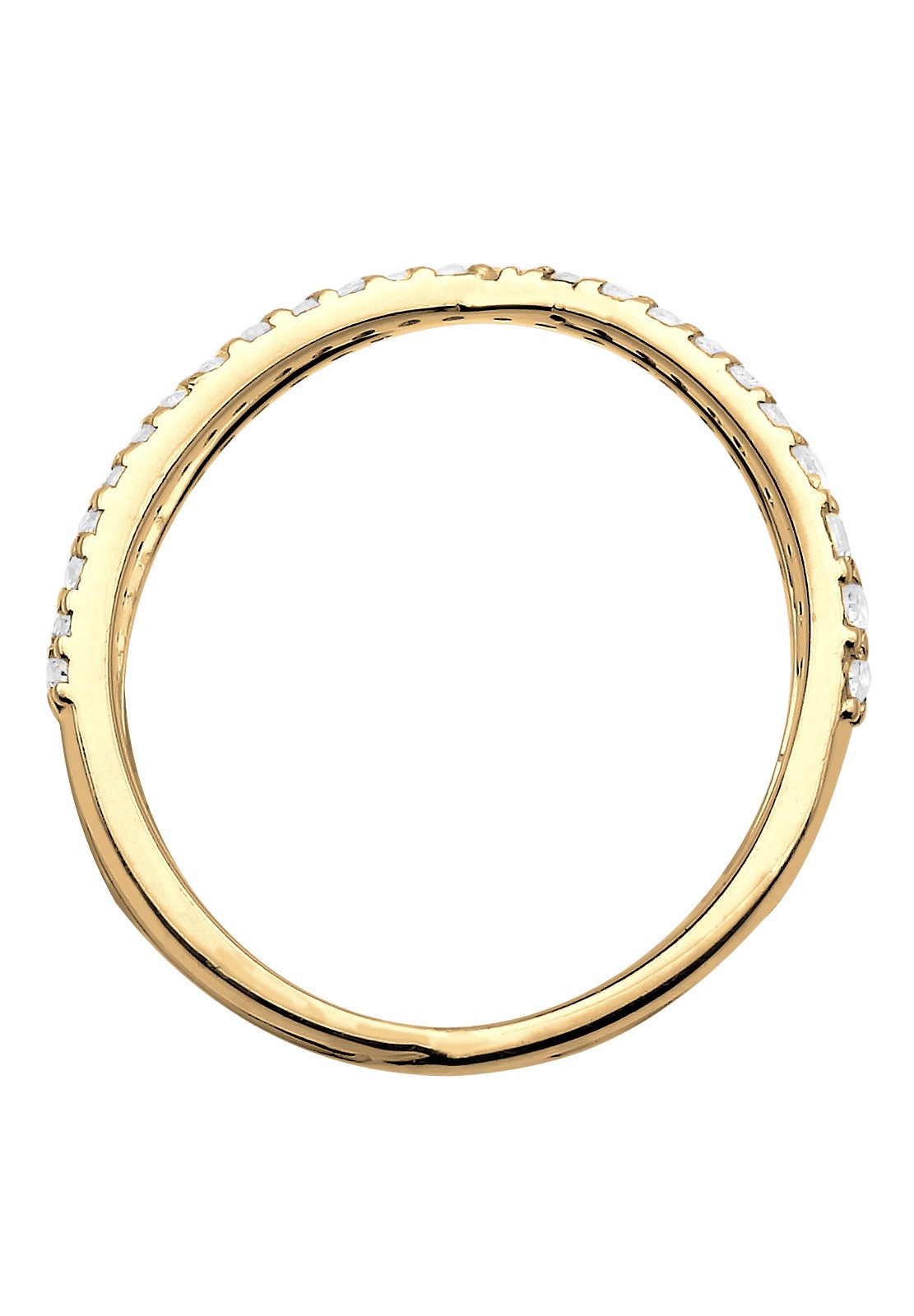 Elli Fingerring »Silberring Kreuz mit Zirkonia 925 Silber«