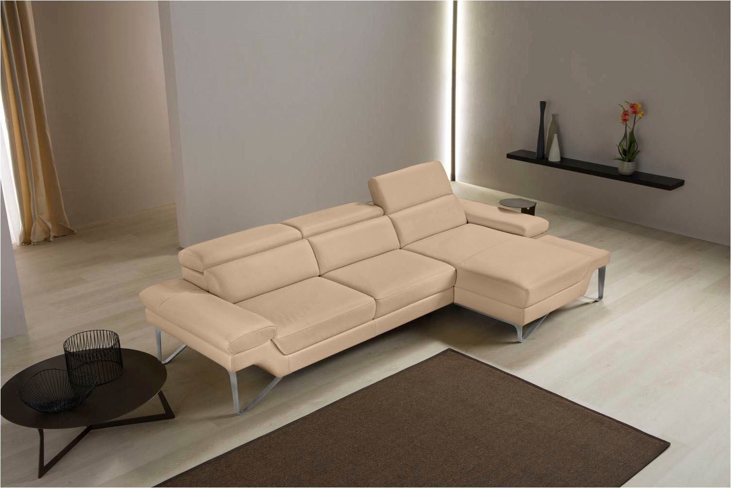 Egoitaliano Ecksofa "Princess, elegantes Designsofa mit erstklassigem Sitzk günstig online kaufen