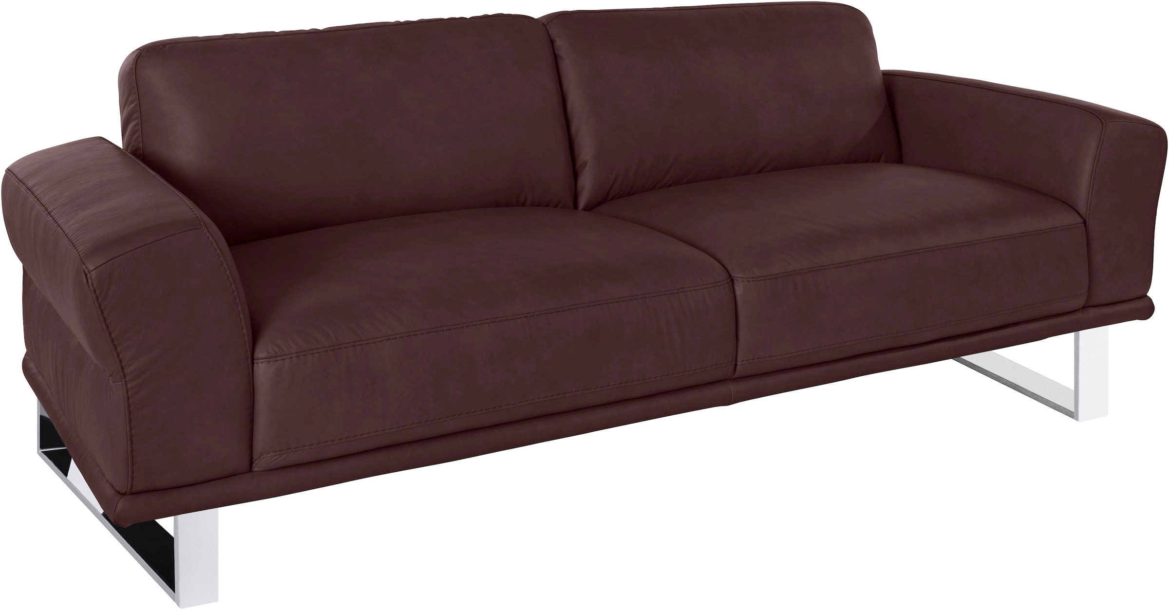 W.SCHILLIG 2,5-Sitzer »montanaa«, mit Metallkufen in Chrom glänzend, Breite 232 cm