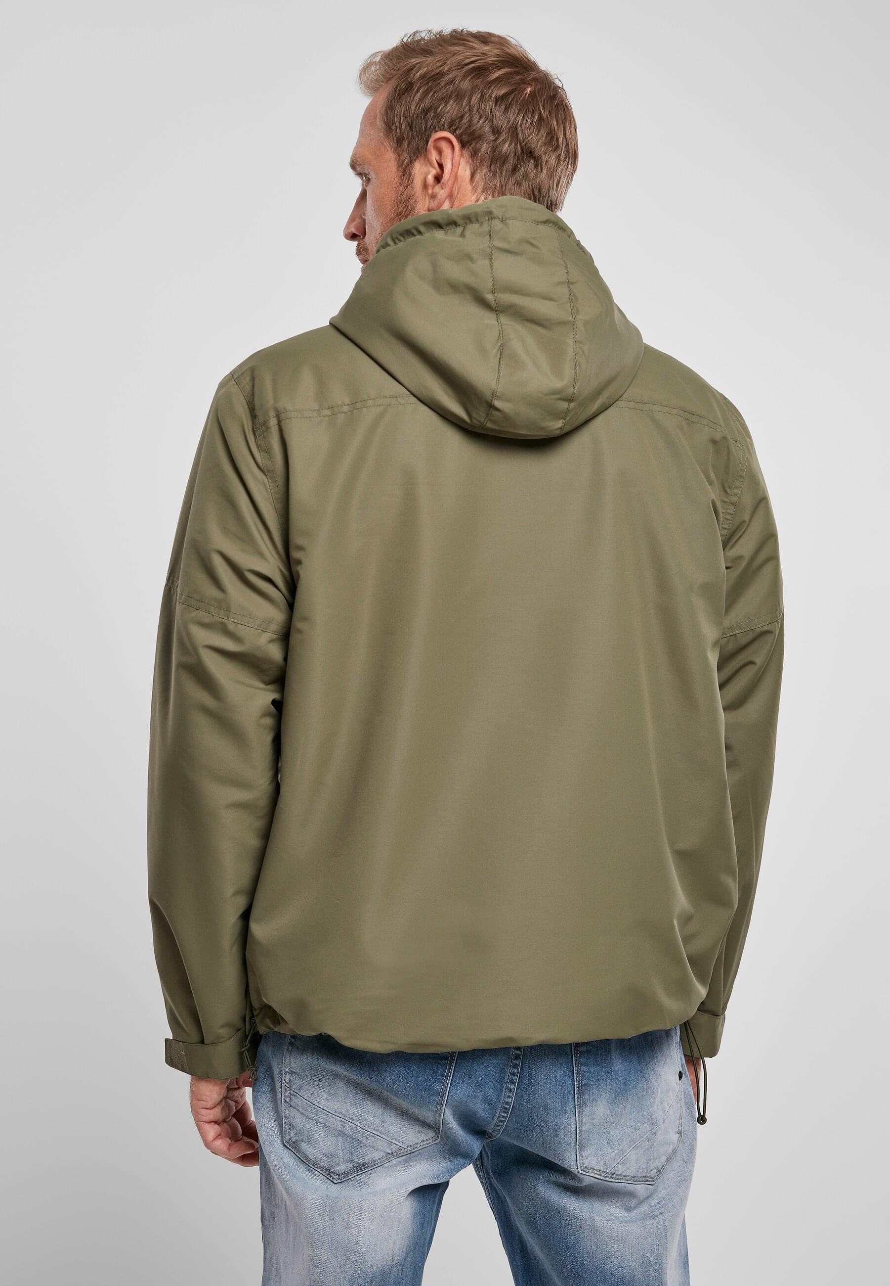 Brandit Anorak »Brandit Herren Fleece Pull Over Windbreaker«, (1 St.), mit Kapuze