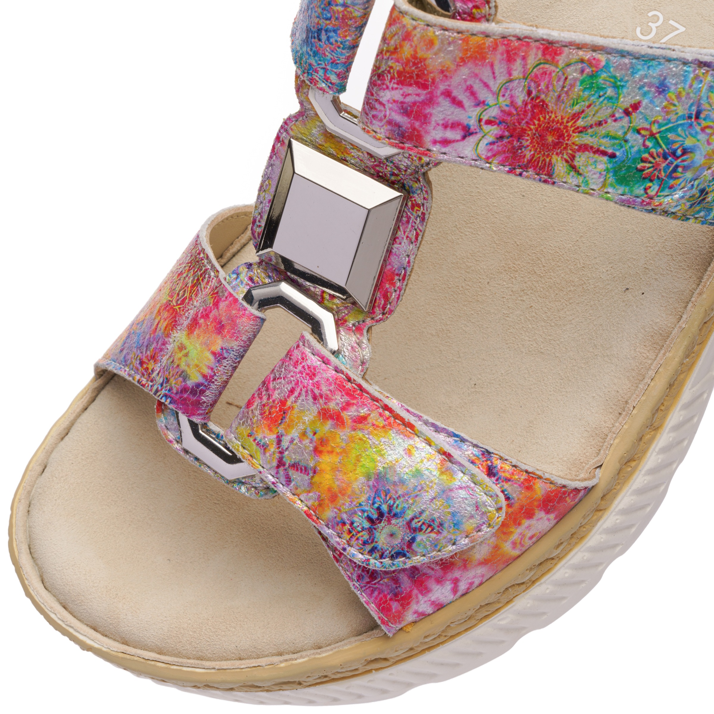 Thumbnail - Ara Pantolette "CAPRI", Plateau, Sandale, Sommerschuh in Weite G (= weit)