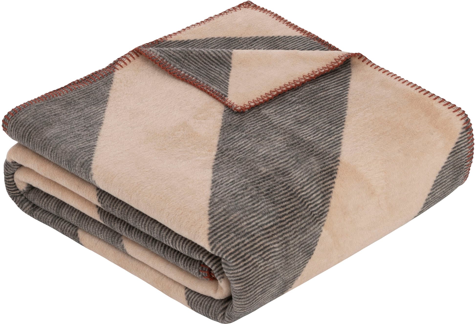 IBENA Wohndecke »Jacquard Decke s.Oliver«, im Streifen-Design | BAUR
