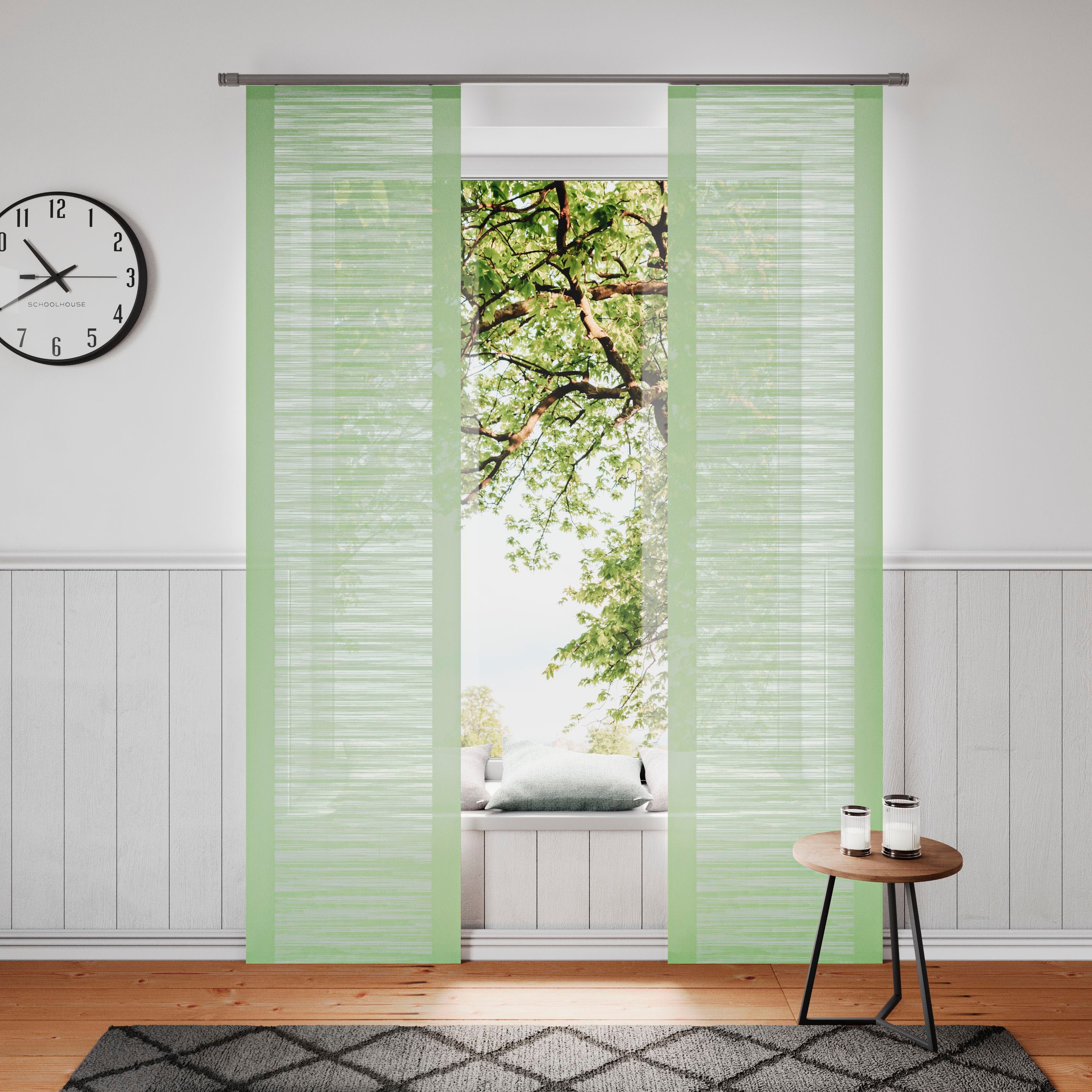 Neutex for you Schiebegardine "Padova" Klettband 1 Stk. tlg. inkl. Befestig günstig online kaufen