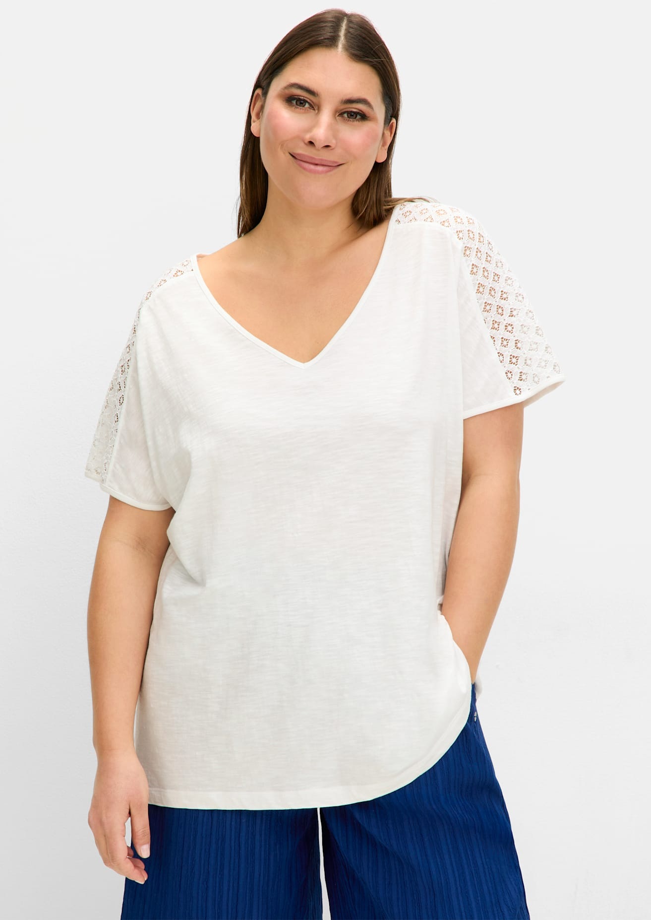 Sheego T-Shirt "Shirt", (1 tlg.) günstig online kaufen