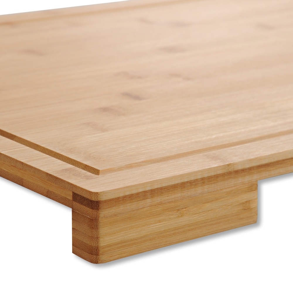 KESPER® Schneidebrett »Tranchierbrett, Bambus«, (1 St.), aus FSC-zertifiziertem Bambus
