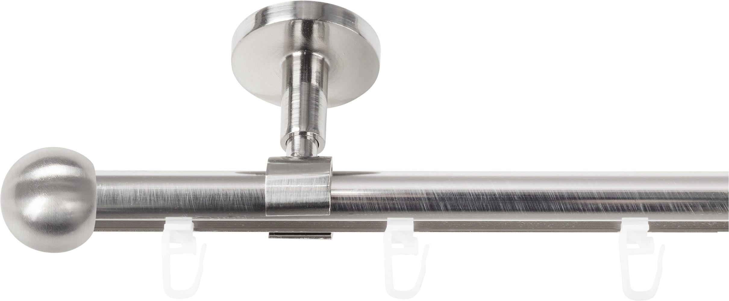 SN DECO GROUP Gardinenstange "Gardinenstange Innenlauf Straßburg Ø 19 mm, 1-läufig, Fixmaß" Ø 19 mm Fixmaß;kürzbar