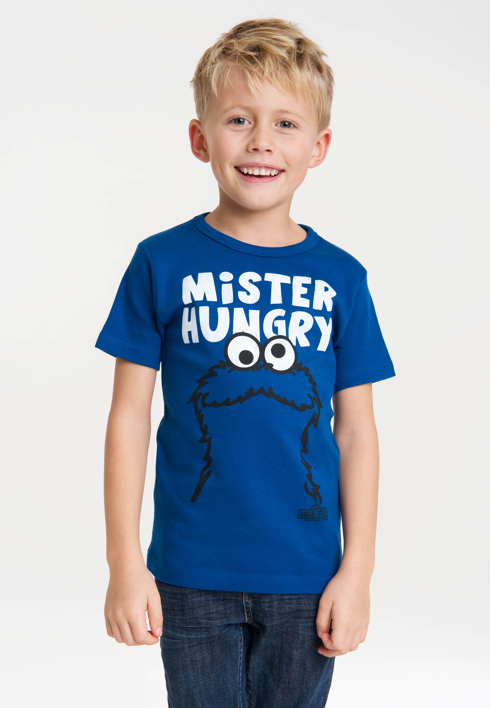 LOGOSHIRT T-Shirt »Mister Hungry«, mit tollem Frontprint