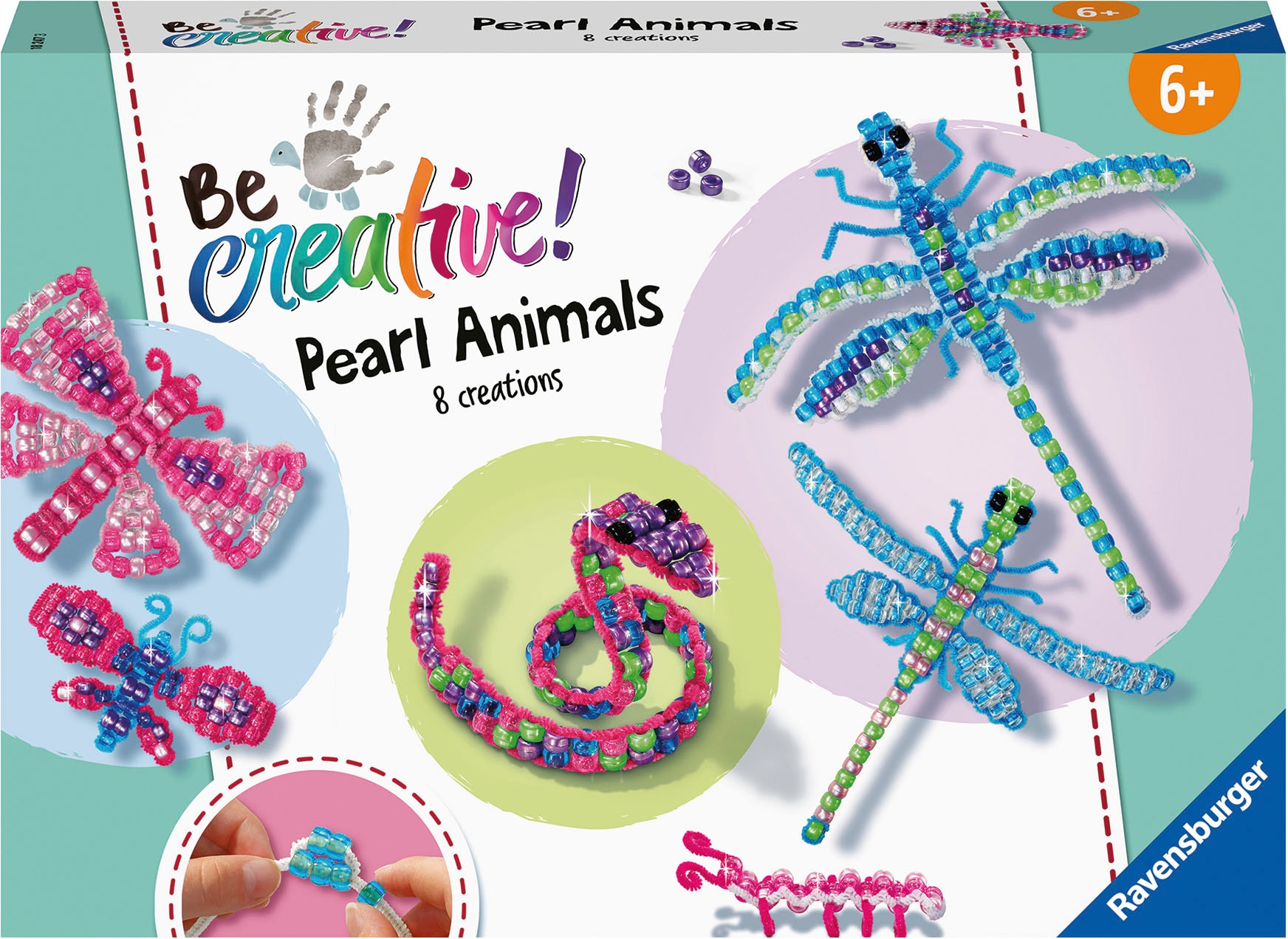 Kreativset »Pearl Animals«, Made in Europe; FSC®- schützt Wald - weltweit