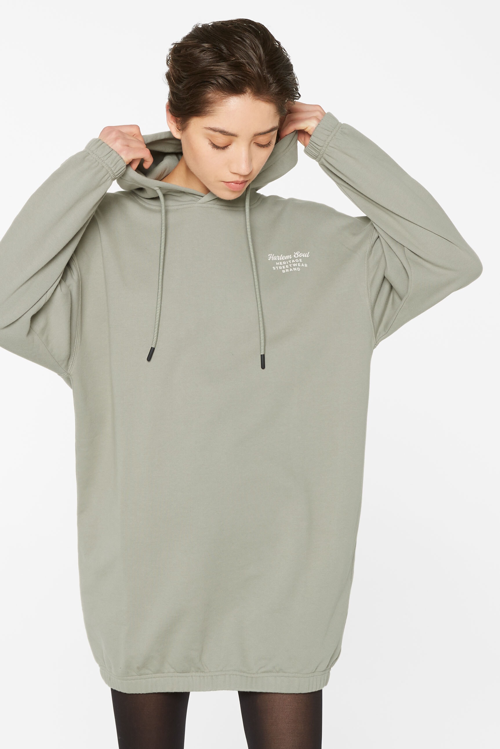 Harlem Soul Sweatkleid Ohne Taschen aus Baumwolle günstig online kaufen