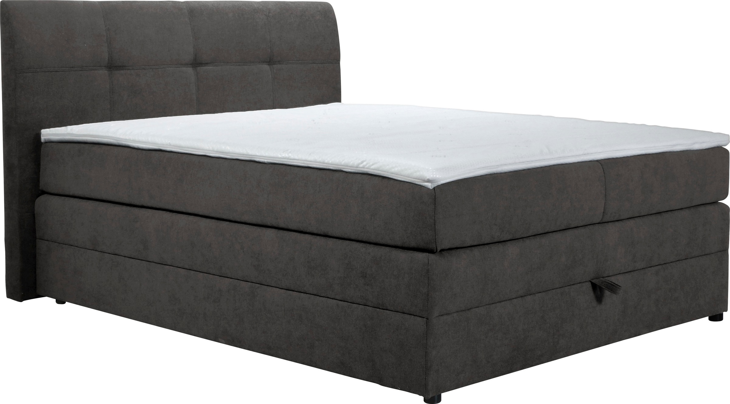 Home affaire Boxspringbett »Finja«, besonders komfortable Liegehöhe, mit praktischem Bettkasten