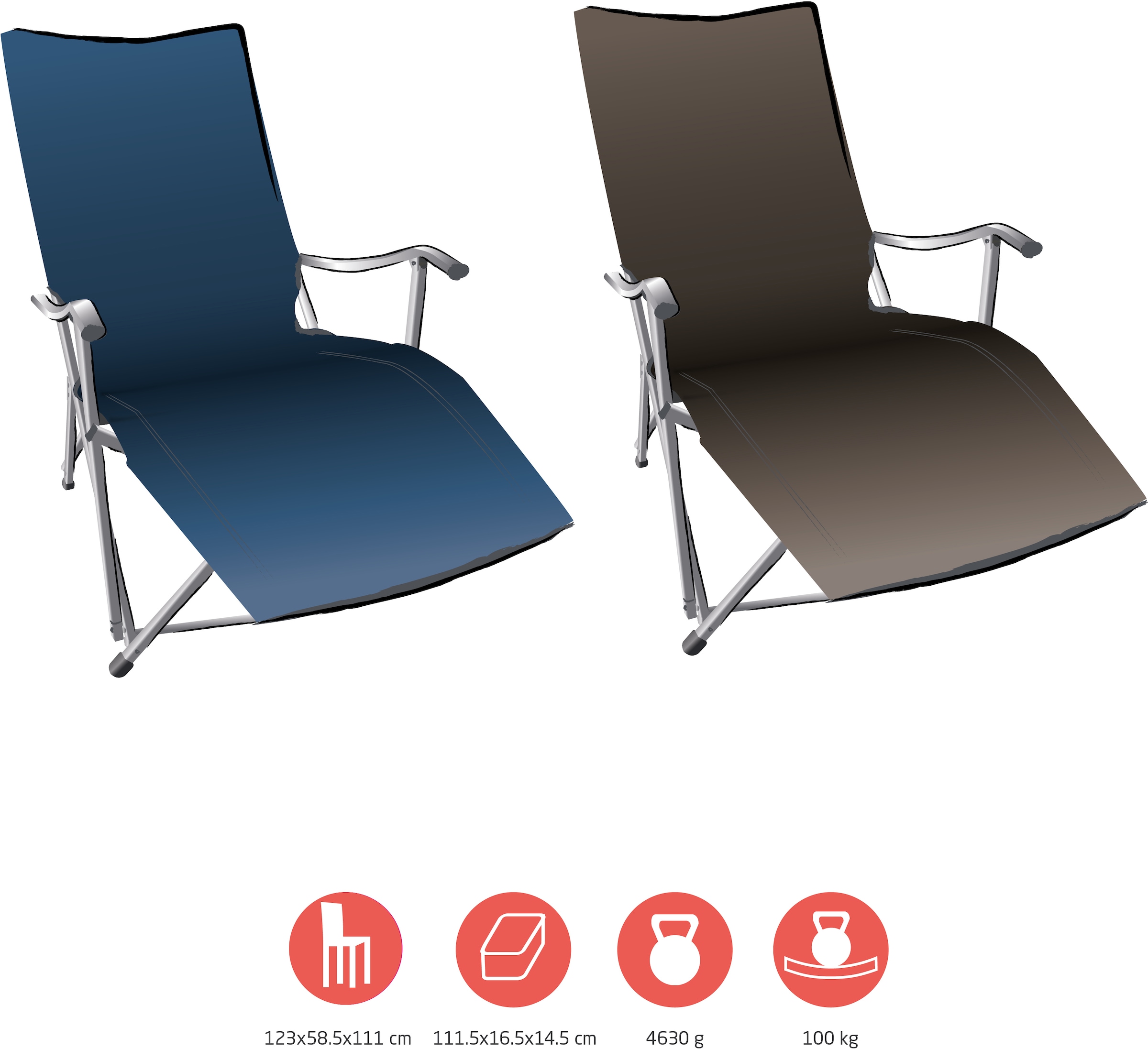 GRAND CANYON Campingstuhl »EL TOVAR LOUNGER«, 1 St.