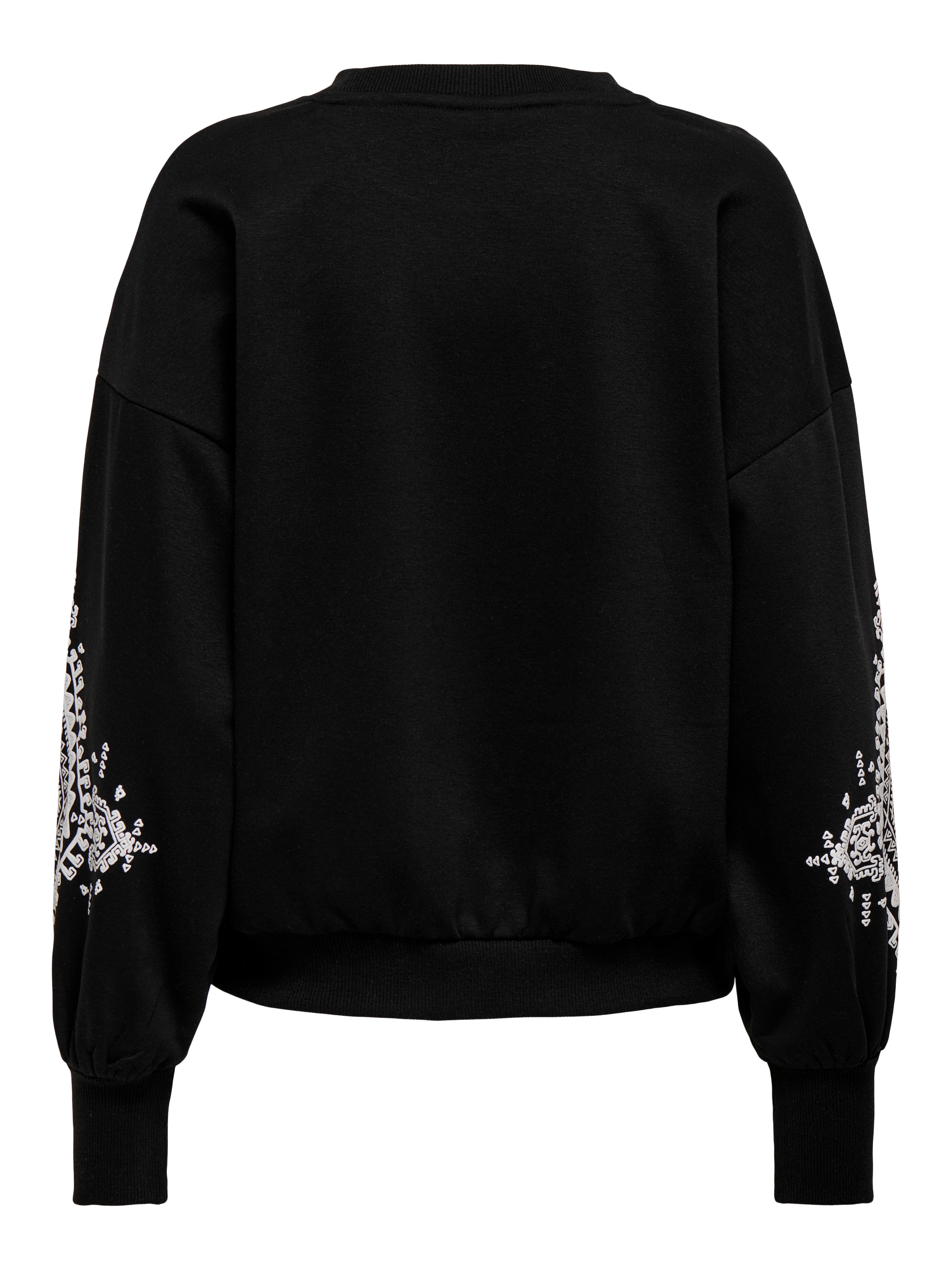 ONLY Sweatshirt »ONLBROOKE L/S O-NECK FLOWER SWT«, Baumwollmischung, regular fit
