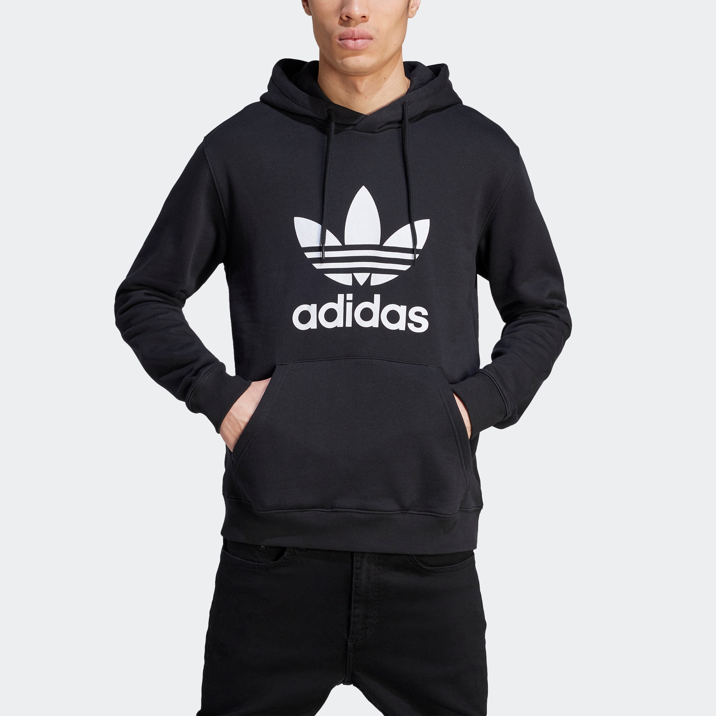 adidas Originals Kapuzensweatshirt »TREFOIL HOODY«, Hoodie, Kapuzenpullover mit großem Logoprint