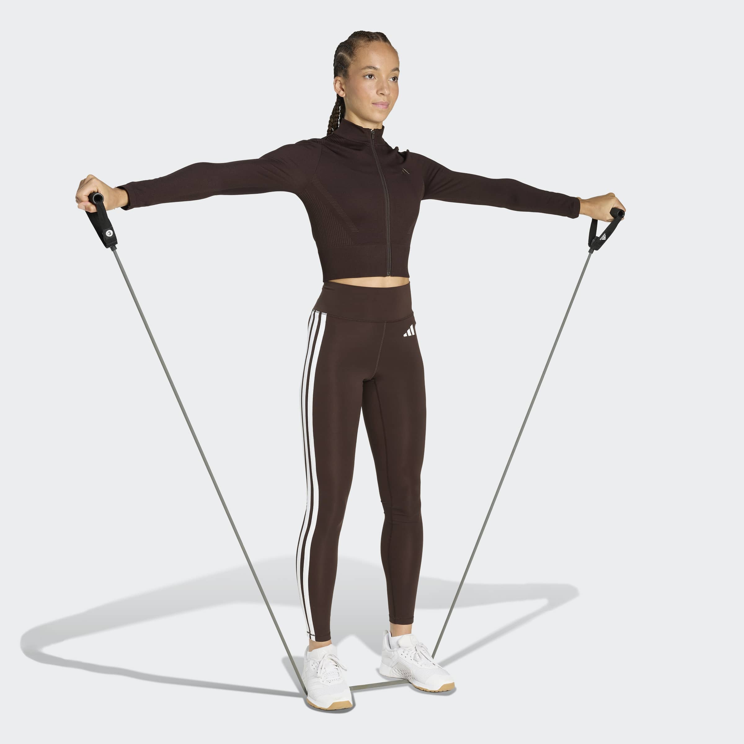 adidas Performance Rollkragenpullover »WORKOUT ESSENTIALS MIT DURCHGEHENDEM REISSVERSCHLUSS« 1