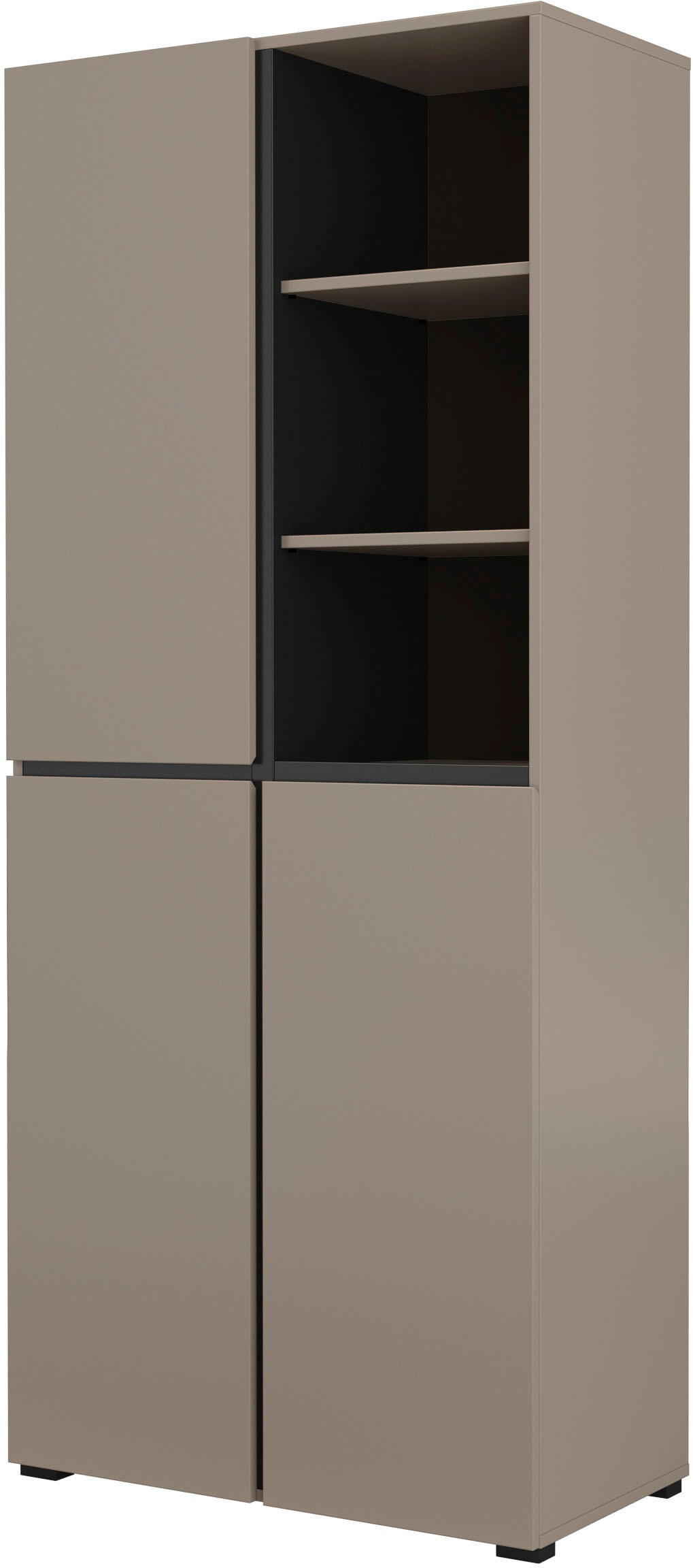 INOSIGN Schuhschrank "Cross, Höhe 183,5cm, modernes griffloses Schuhregal m günstig online kaufen